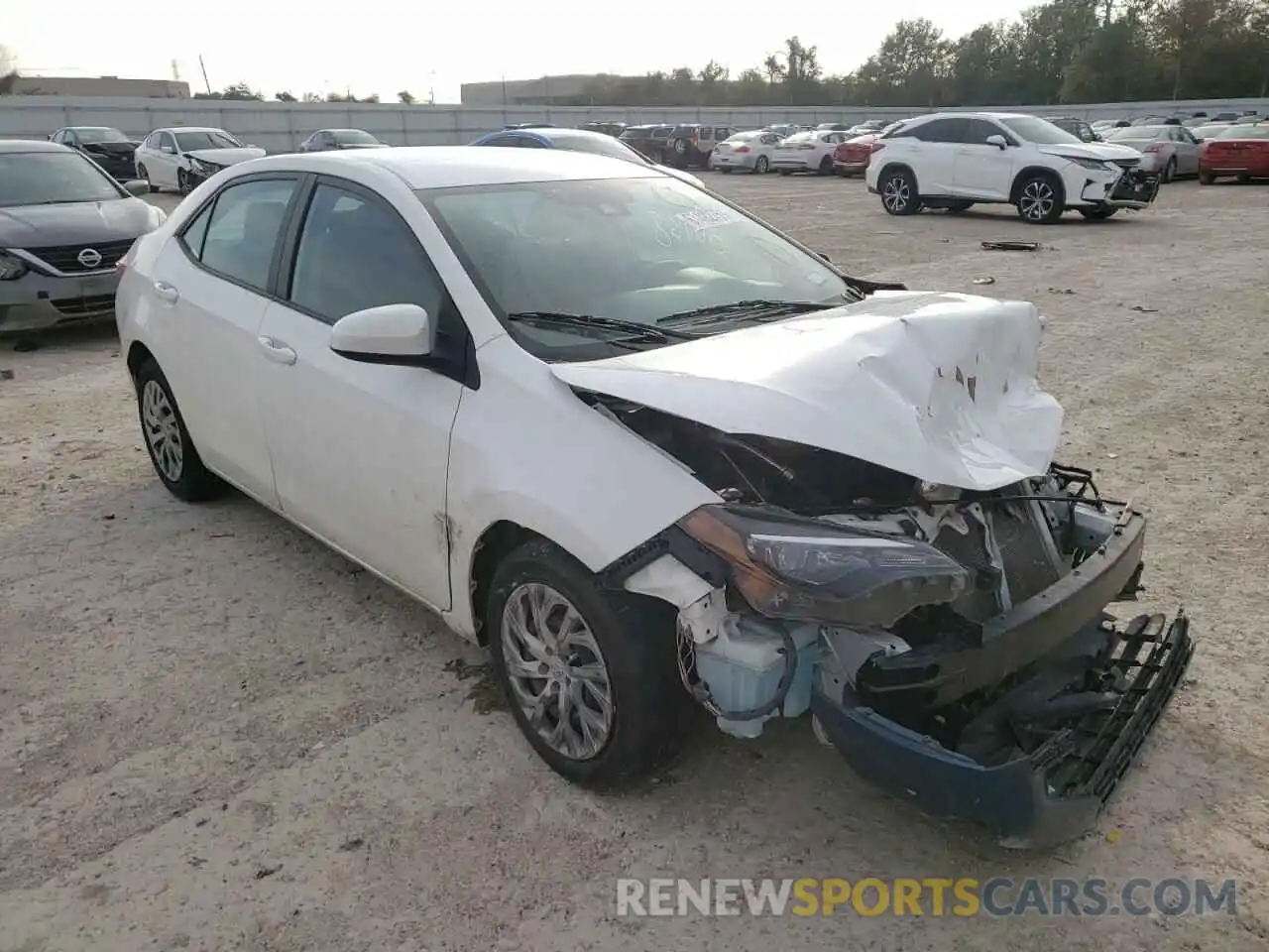 1 Photograph of a damaged car 2T1BURHE3KC141946 TOYOTA COROLLA 2019