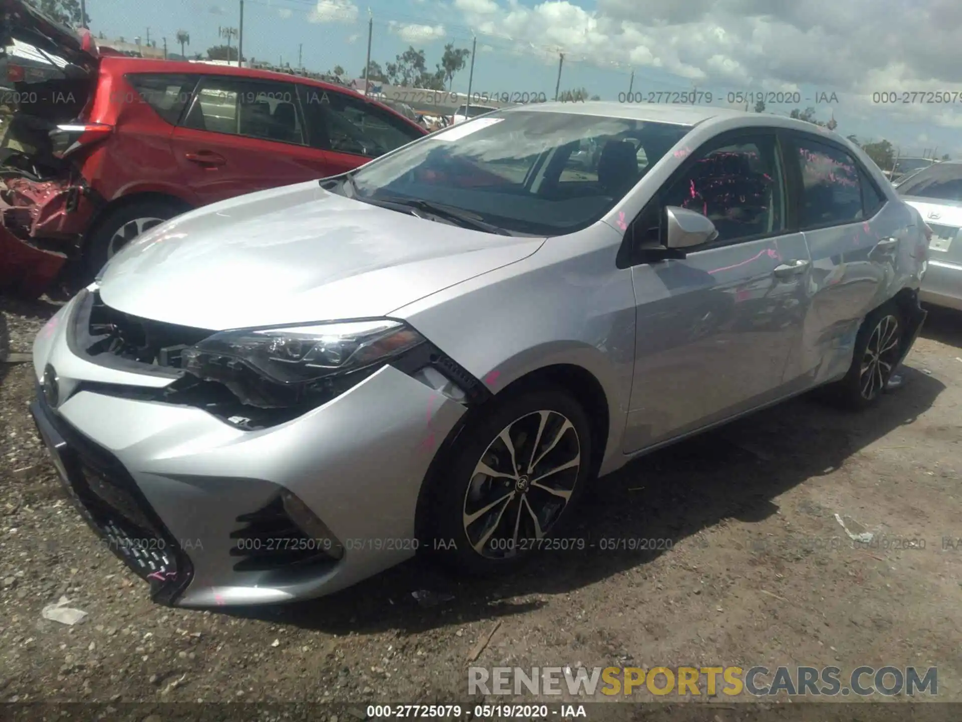 2 Photograph of a damaged car 2T1BURHE3KC142000 TOYOTA COROLLA 2019