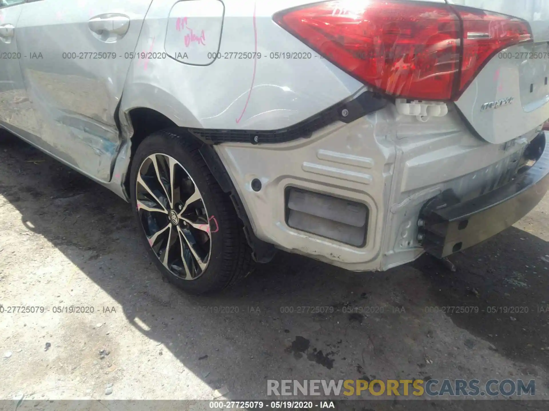 6 Photograph of a damaged car 2T1BURHE3KC142000 TOYOTA COROLLA 2019