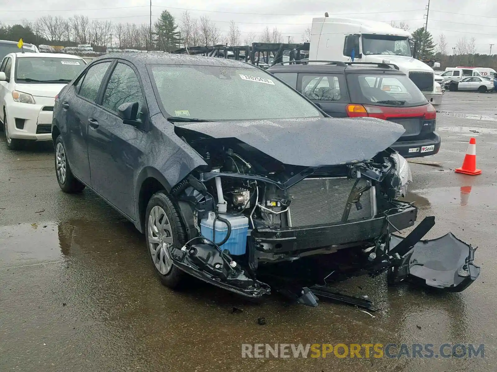 1 Photograph of a damaged car 2T1BURHE3KC142322 TOYOTA COROLLA 2019