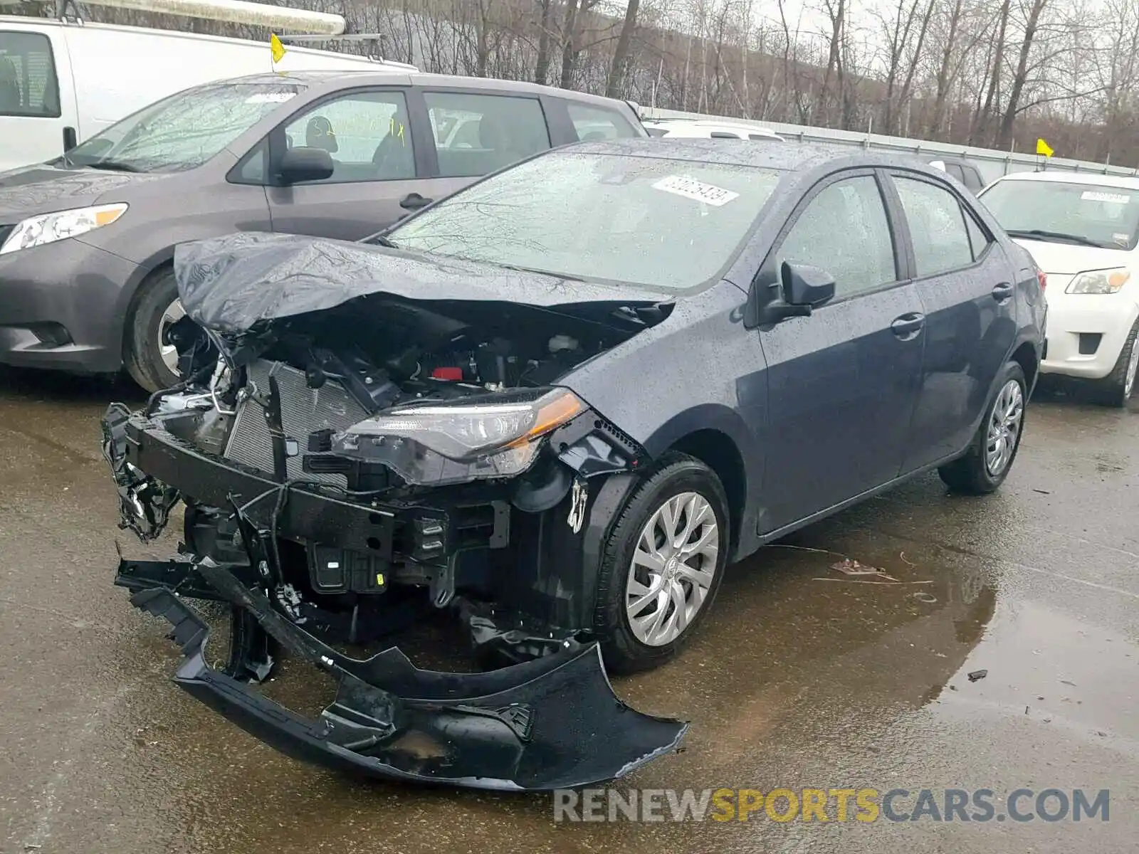 2 Photograph of a damaged car 2T1BURHE3KC142322 TOYOTA COROLLA 2019