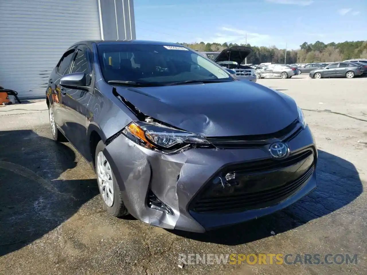 1 Photograph of a damaged car 2T1BURHE3KC142885 TOYOTA COROLLA 2019