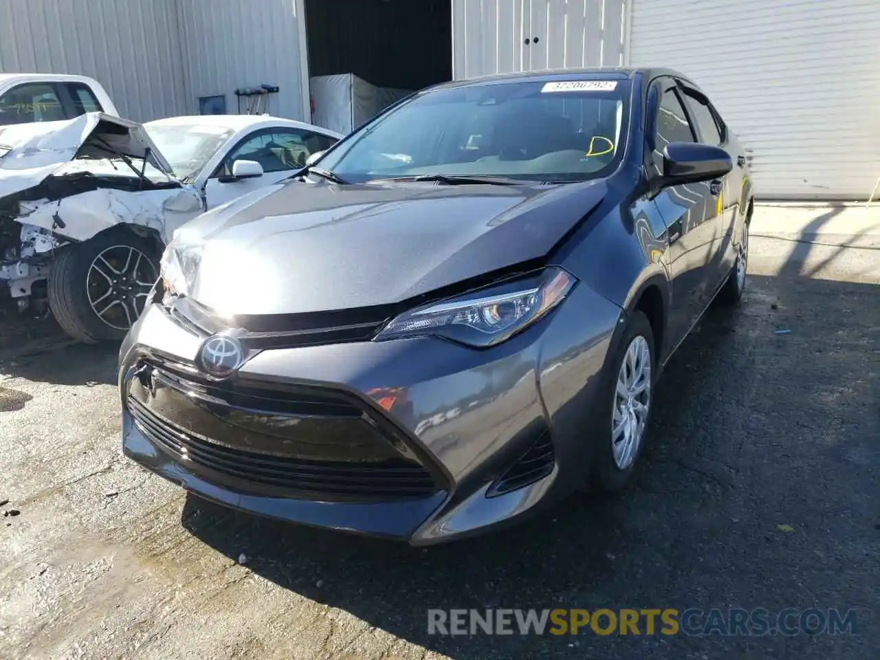 2 Photograph of a damaged car 2T1BURHE3KC142885 TOYOTA COROLLA 2019