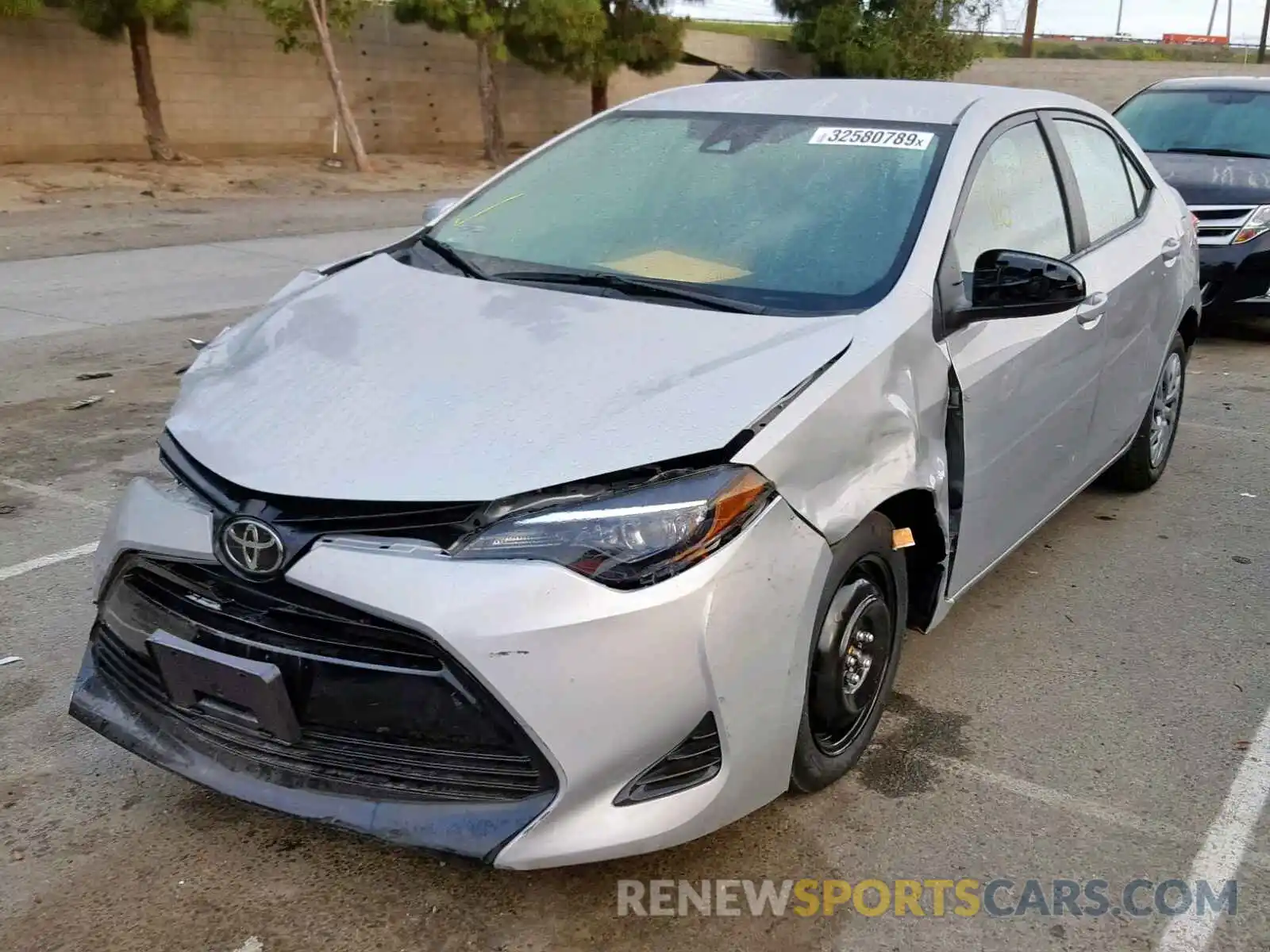 2 Photograph of a damaged car 2T1BURHE3KC143194 TOYOTA COROLLA 2019