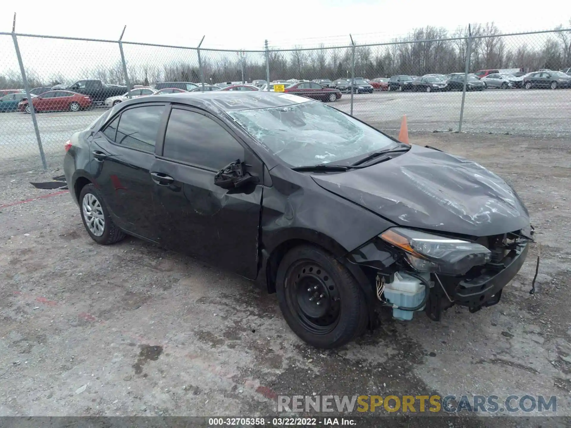 1 Photograph of a damaged car 2T1BURHE3KC143793 TOYOTA COROLLA 2019