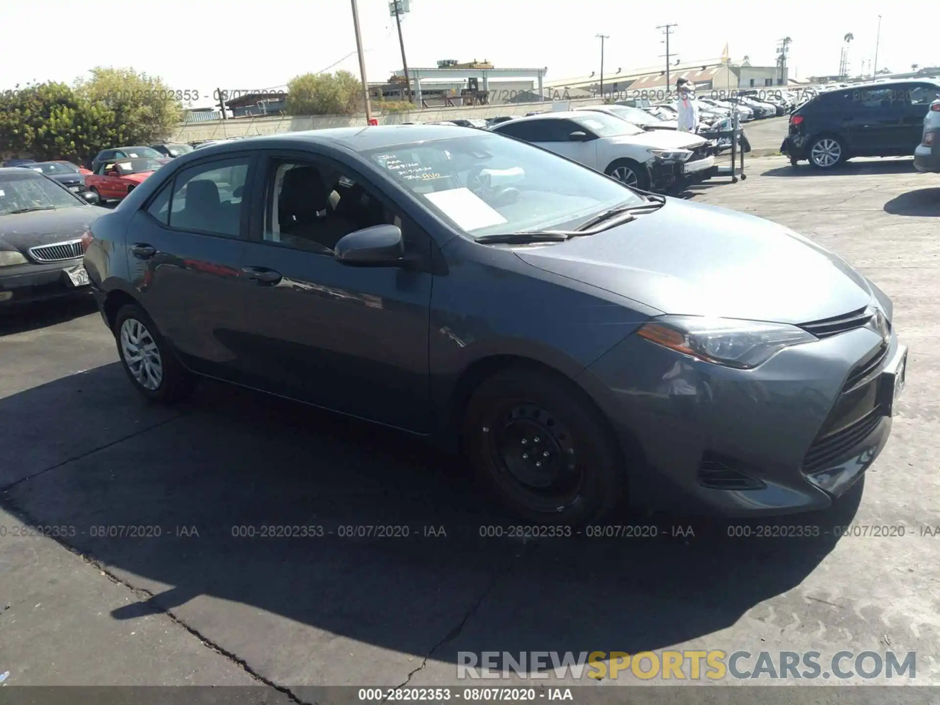 1 Photograph of a damaged car 2T1BURHE3KC144216 TOYOTA COROLLA 2019