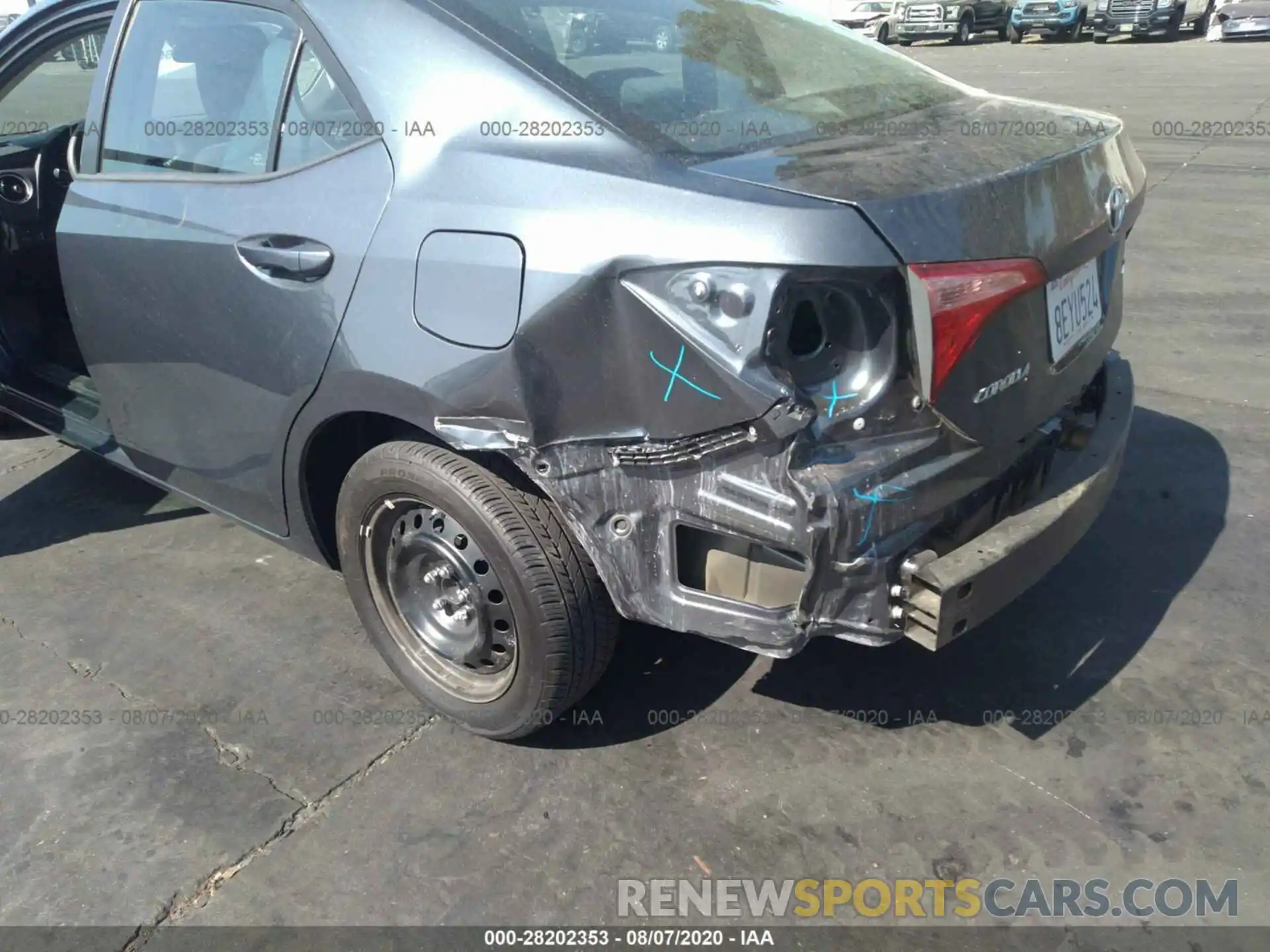 6 Photograph of a damaged car 2T1BURHE3KC144216 TOYOTA COROLLA 2019