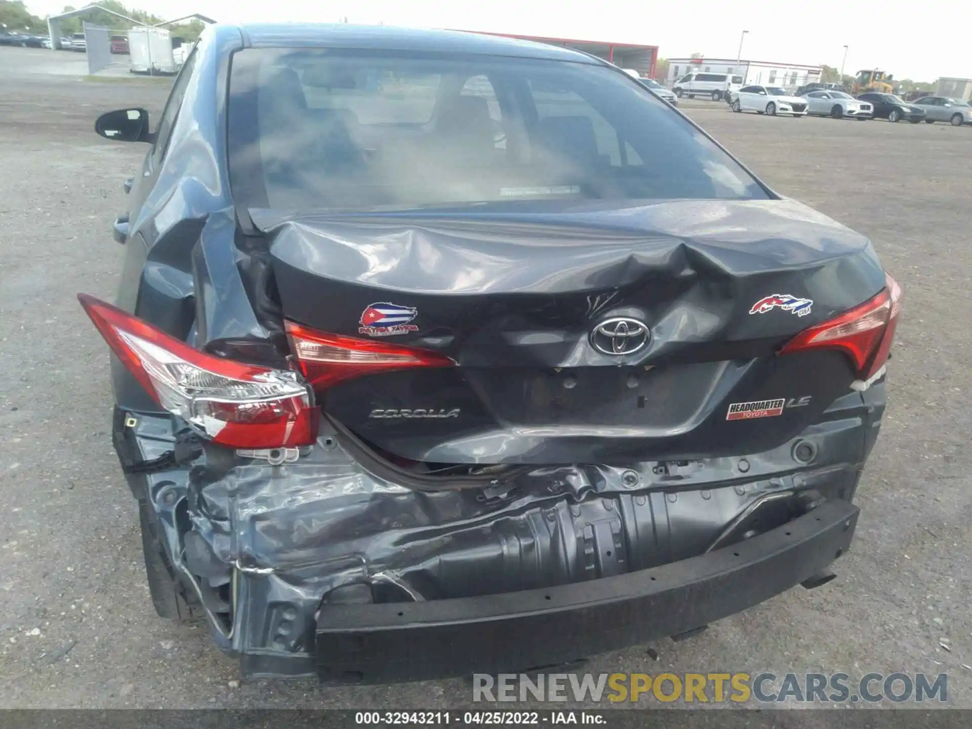 6 Photograph of a damaged car 2T1BURHE3KC144815 TOYOTA COROLLA 2019