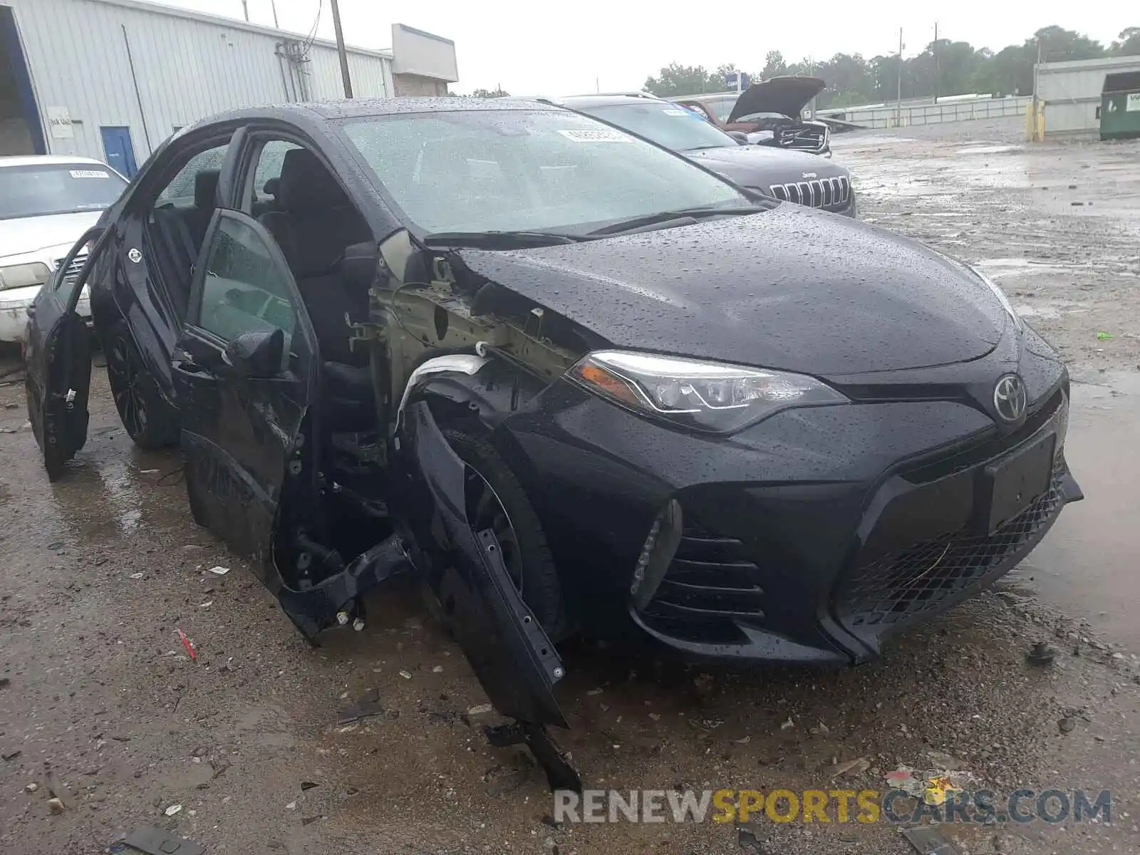 1 Photograph of a damaged car 2T1BURHE3KC145303 TOYOTA COROLLA 2019