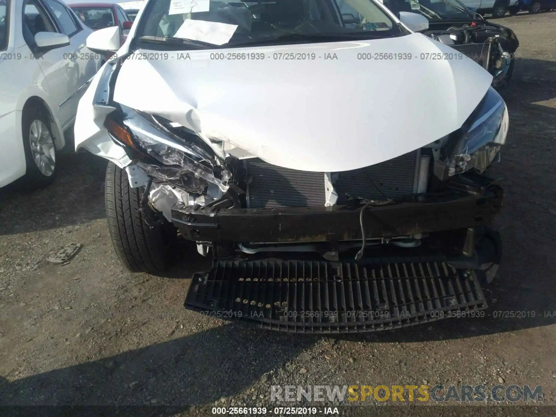 6 Photograph of a damaged car 2T1BURHE3KC145382 TOYOTA COROLLA 2019