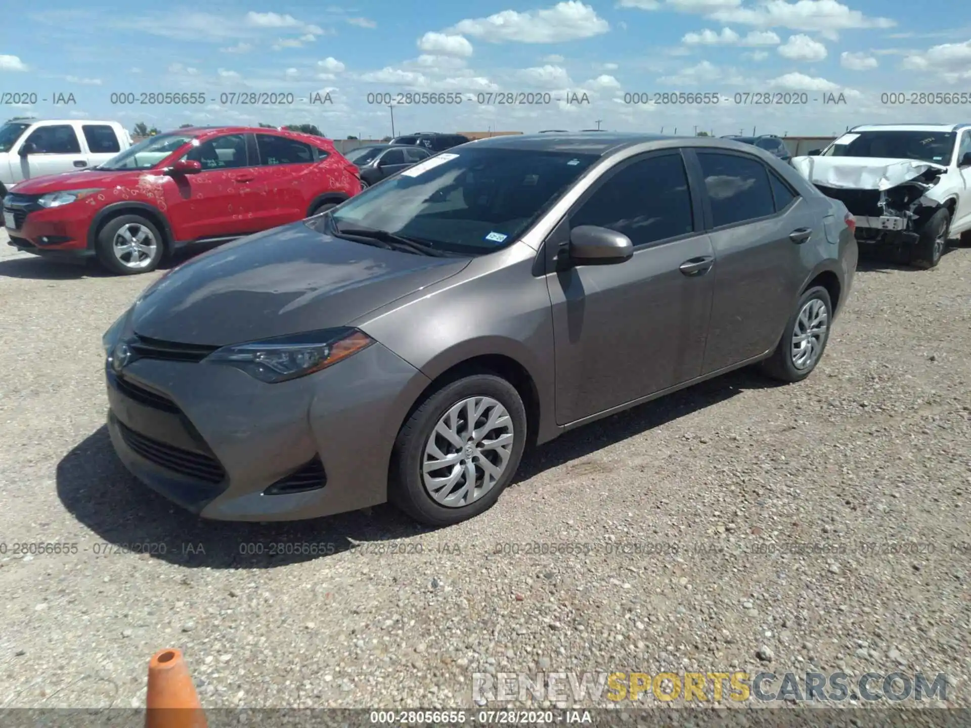 2 Photograph of a damaged car 2T1BURHE3KC145463 TOYOTA COROLLA 2019