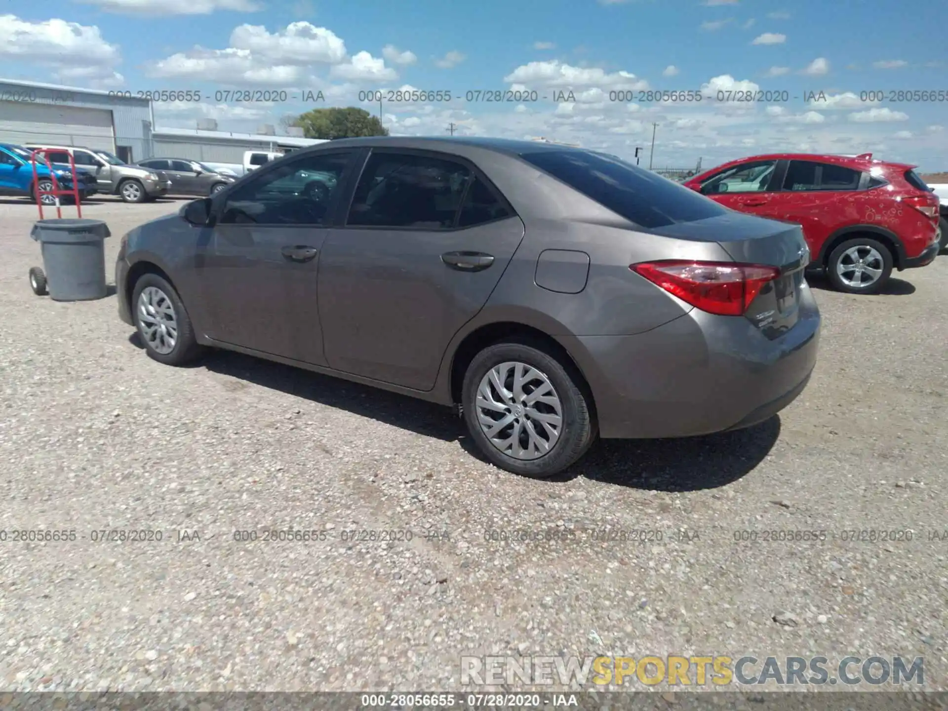 3 Photograph of a damaged car 2T1BURHE3KC145463 TOYOTA COROLLA 2019