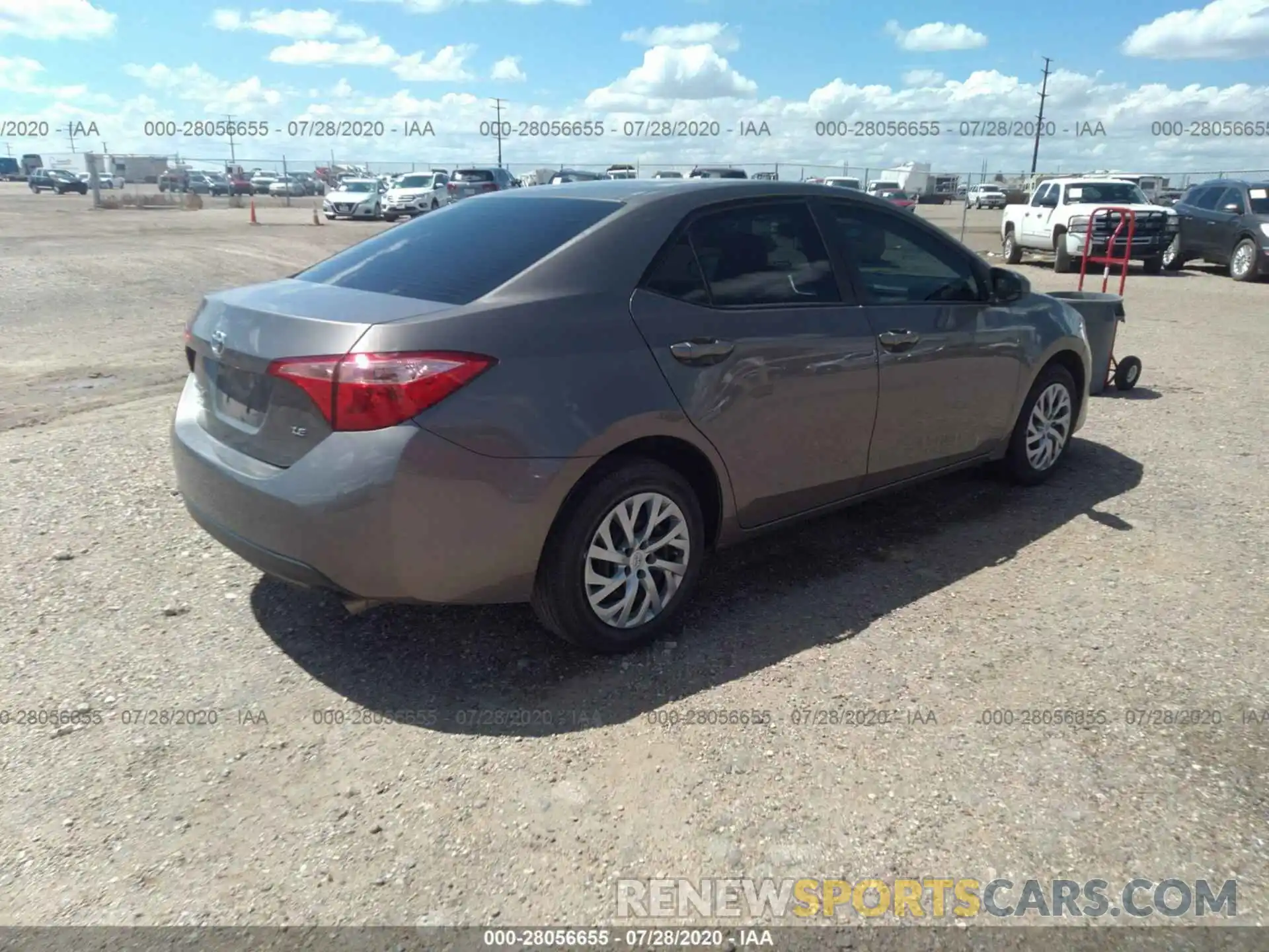 4 Photograph of a damaged car 2T1BURHE3KC145463 TOYOTA COROLLA 2019