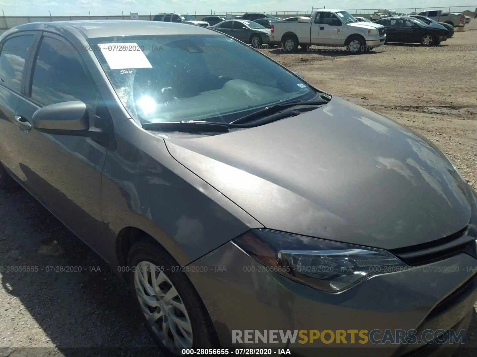 6 Photograph of a damaged car 2T1BURHE3KC145463 TOYOTA COROLLA 2019