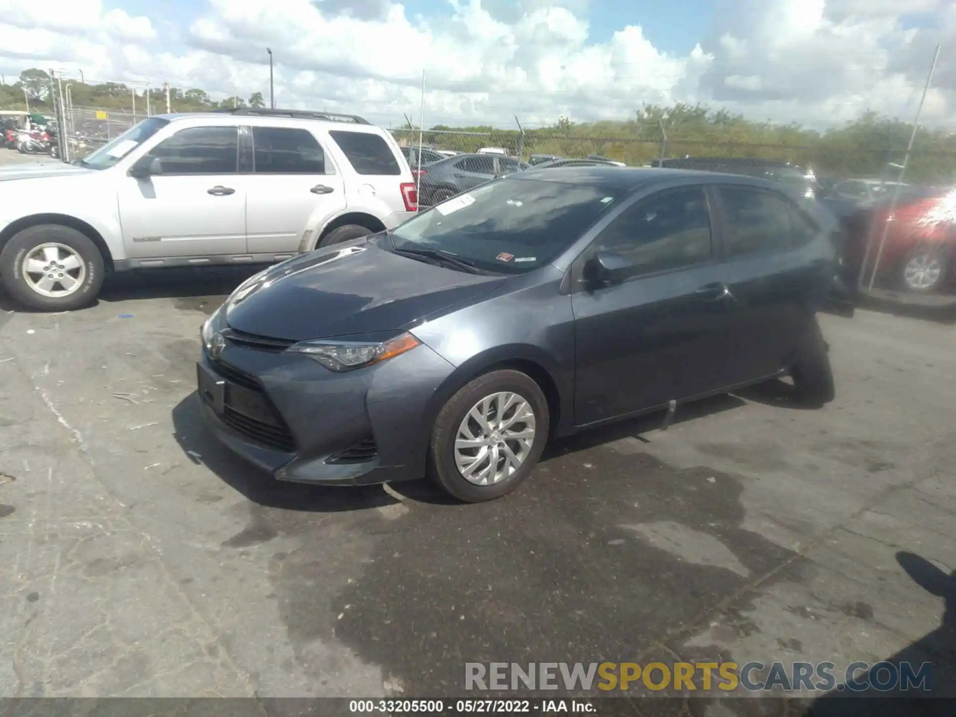 2 Photograph of a damaged car 2T1BURHE3KC145625 TOYOTA COROLLA 2019