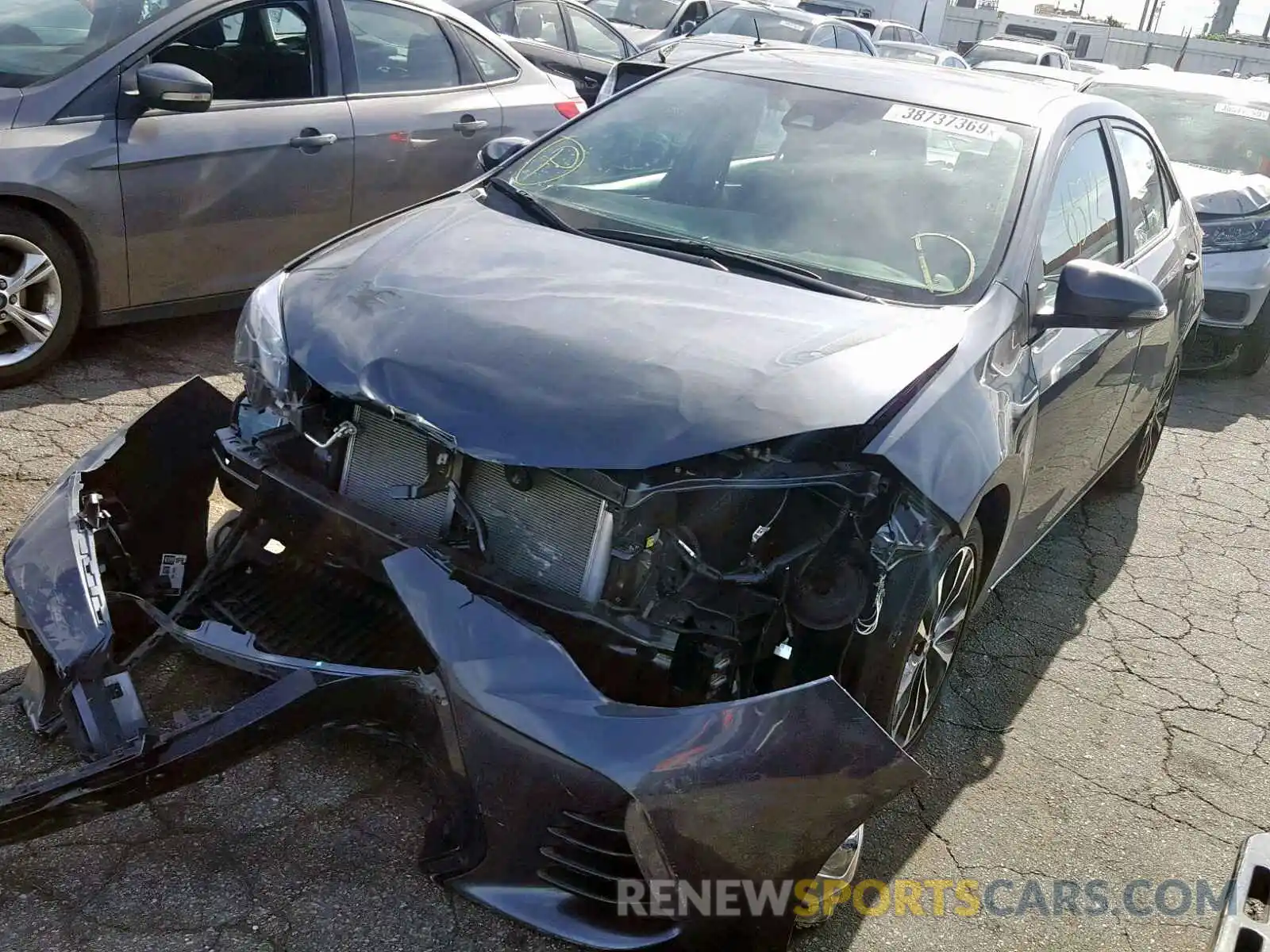 2 Photograph of a damaged car 2T1BURHE3KC146161 TOYOTA COROLLA 2019