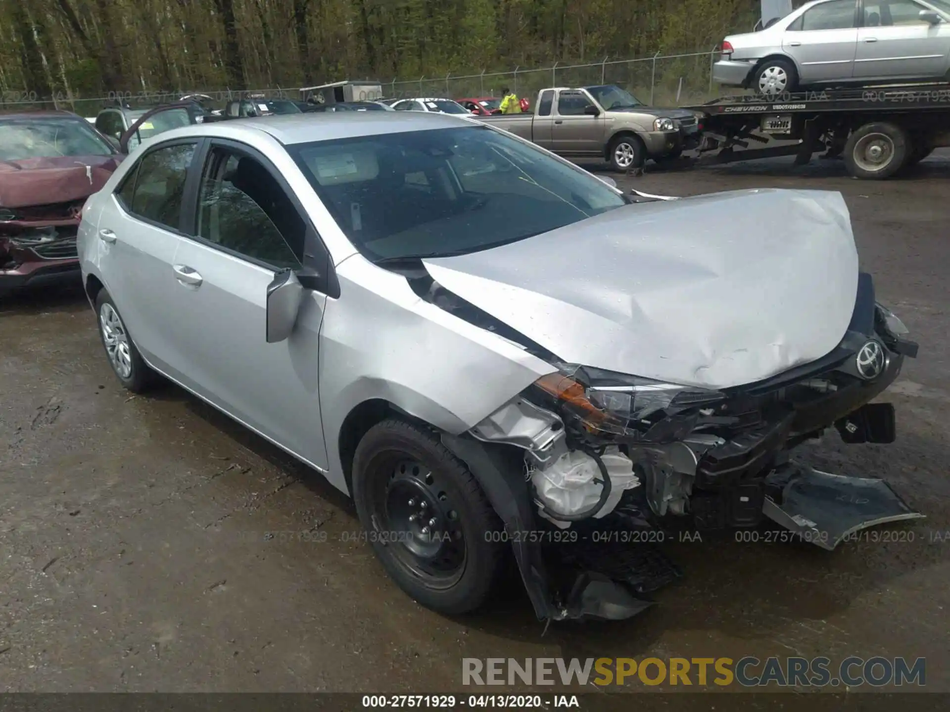 1 Photograph of a damaged car 2T1BURHE3KC146175 TOYOTA COROLLA 2019