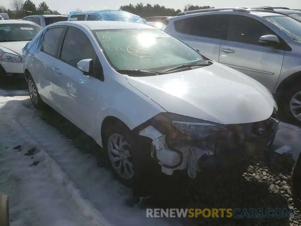 1 Photograph of a damaged car 2T1BURHE3KC146337 TOYOTA COROLLA 2019