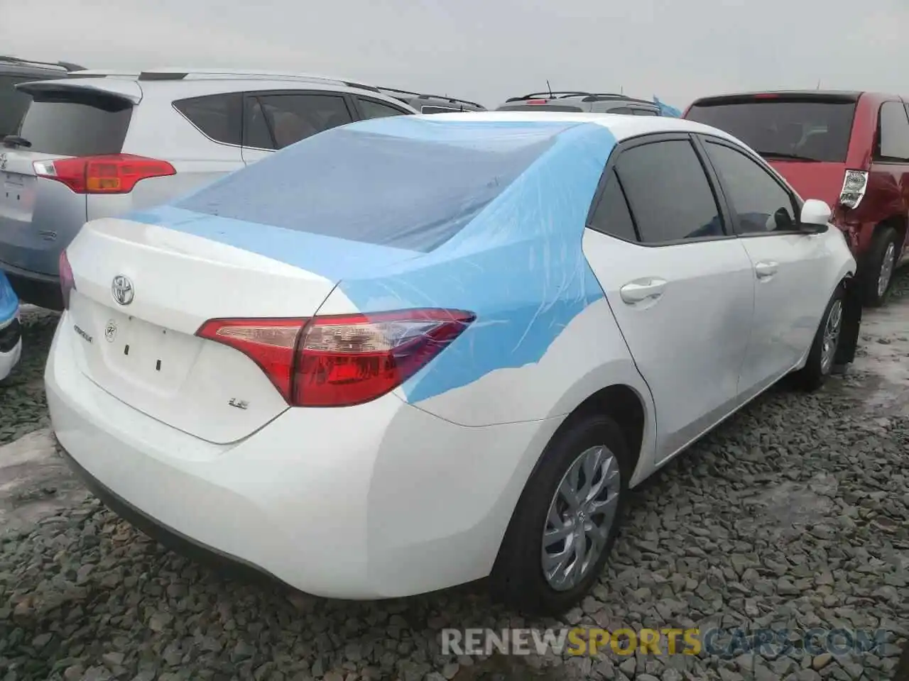 4 Фотография поврежденного автомобиля 2T1BURHE3KC146337 TOYOTA COROLLA 2019