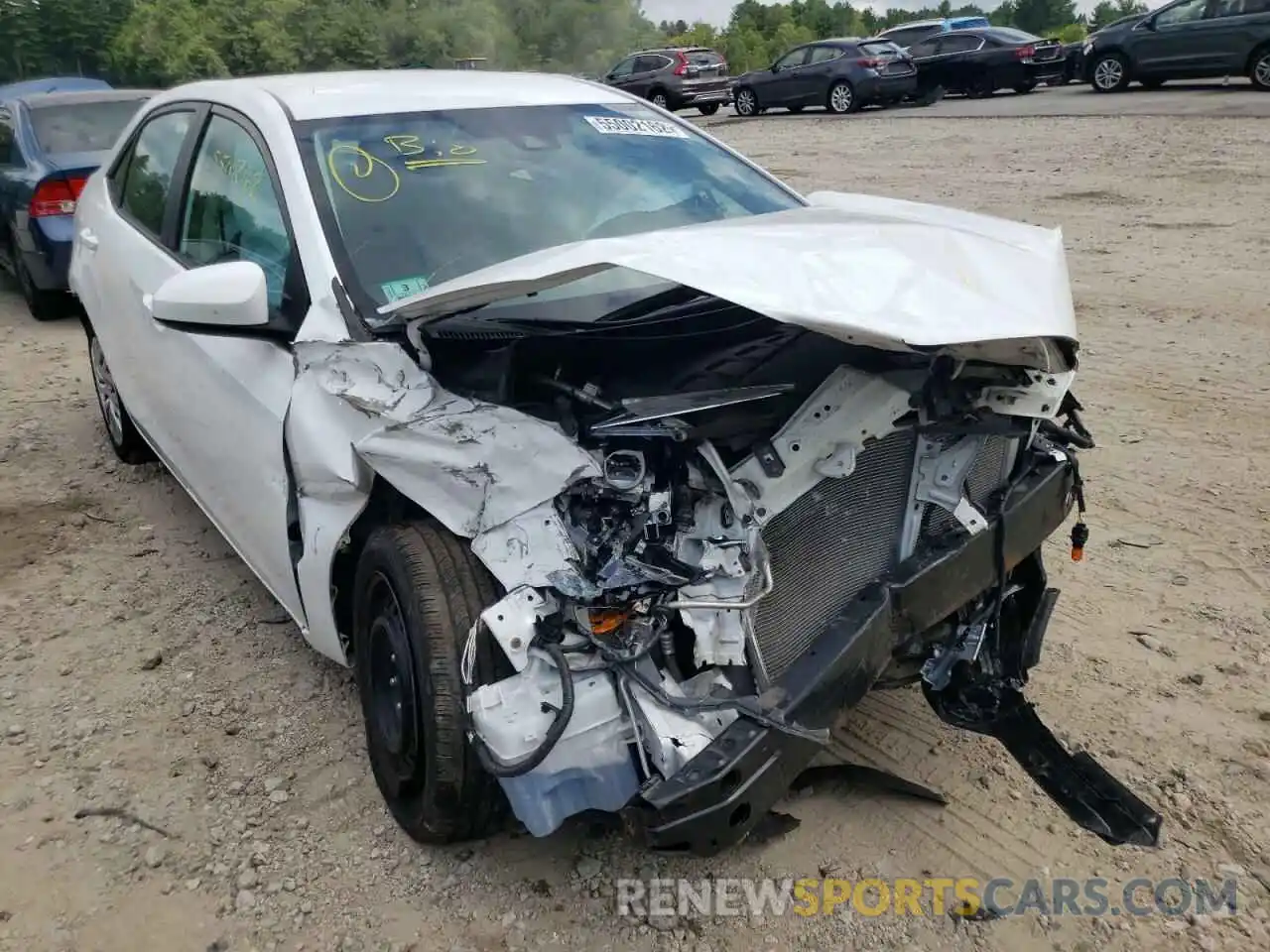 1 Photograph of a damaged car 2T1BURHE3KC146418 TOYOTA COROLLA 2019