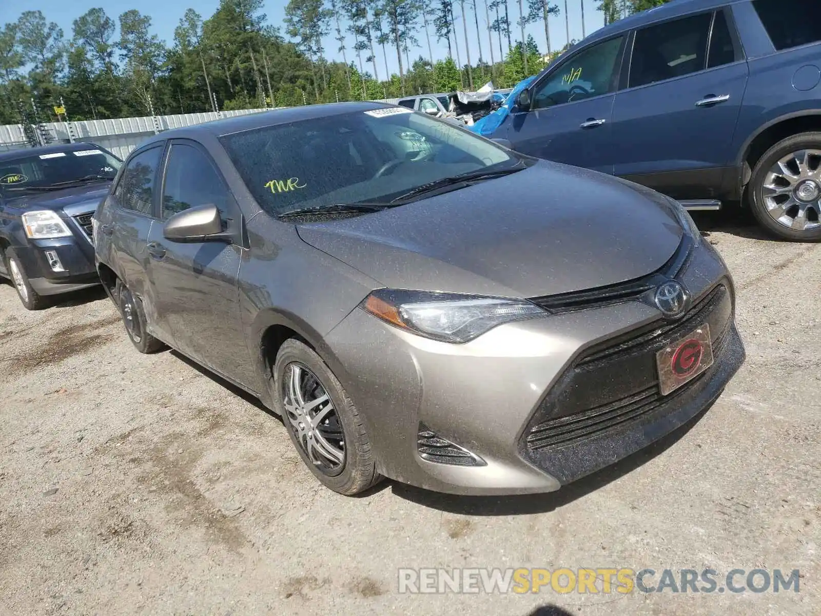 1 Photograph of a damaged car 2T1BURHE3KC146550 TOYOTA COROLLA 2019