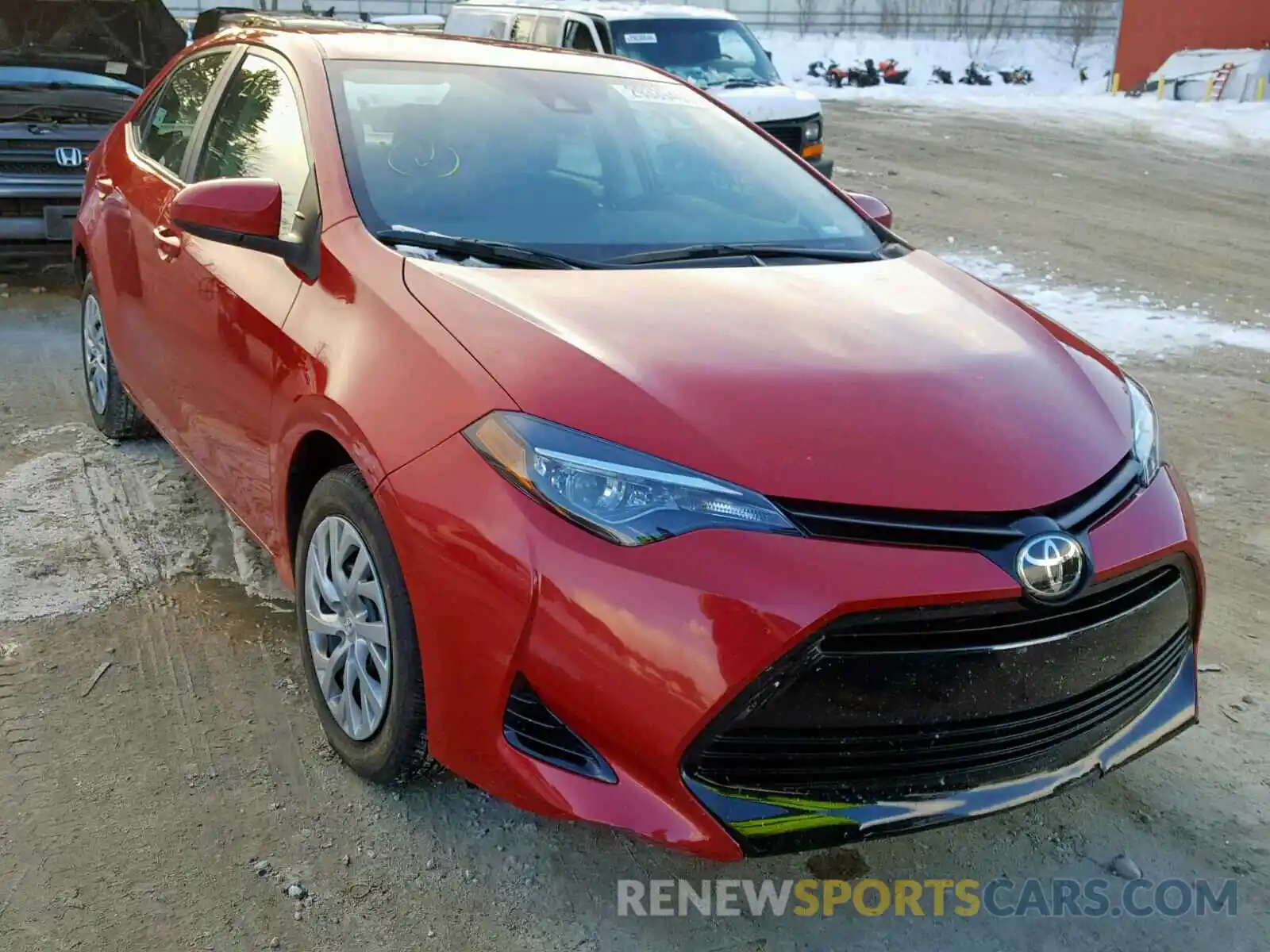 1 Photograph of a damaged car 2T1BURHE3KC146743 TOYOTA COROLLA 2019