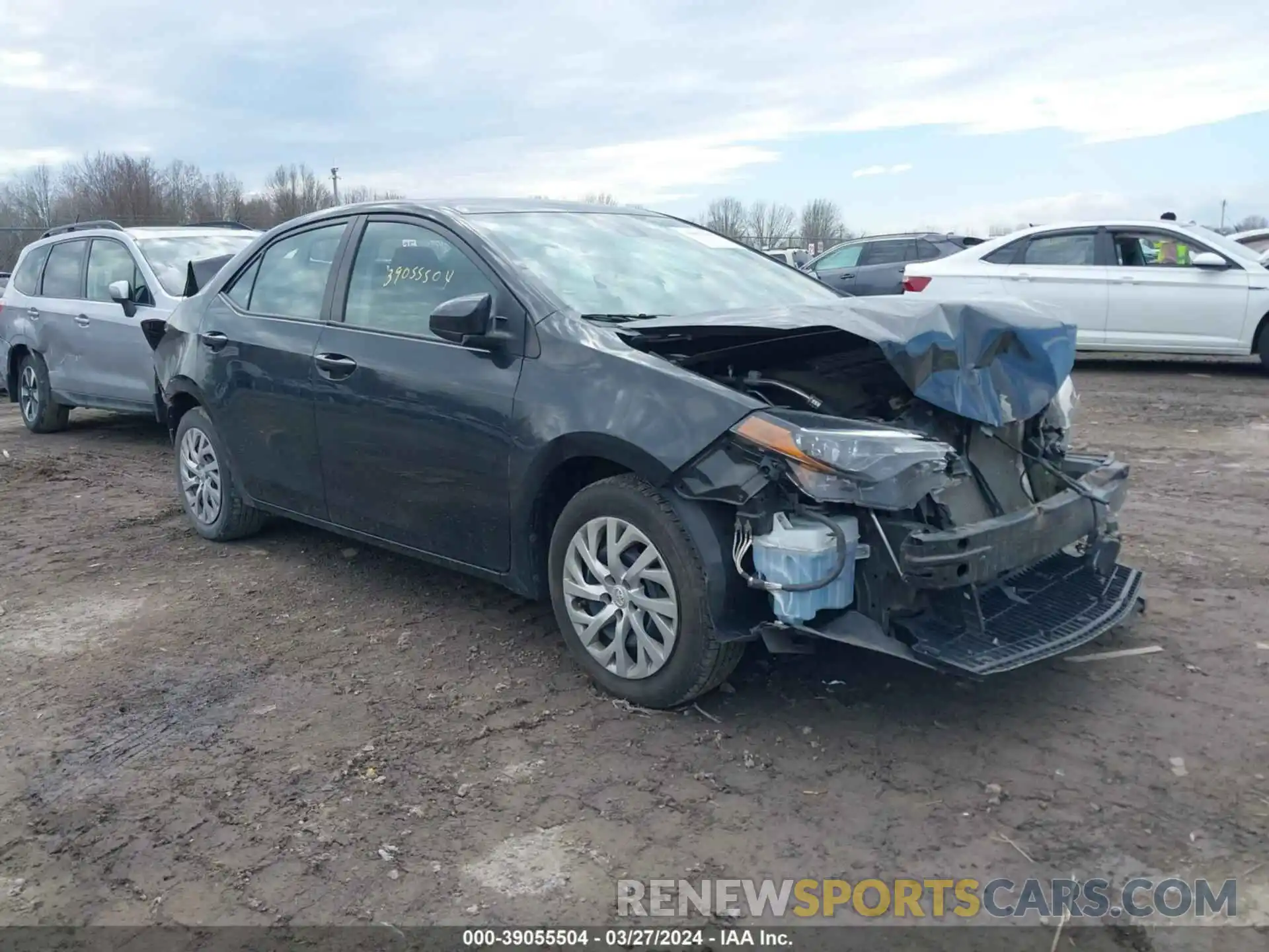 1 Photograph of a damaged car 2T1BURHE3KC147066 TOYOTA COROLLA 2019