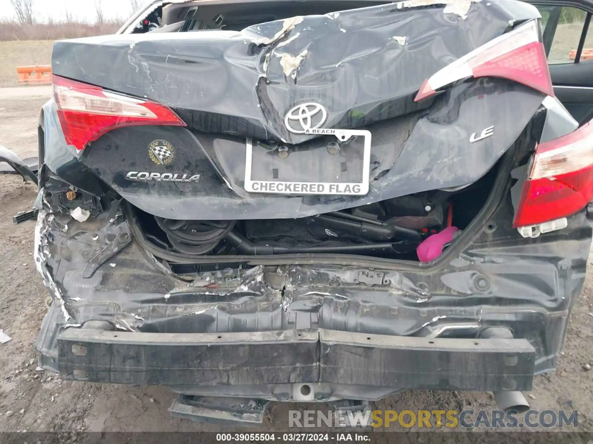 6 Photograph of a damaged car 2T1BURHE3KC147066 TOYOTA COROLLA 2019