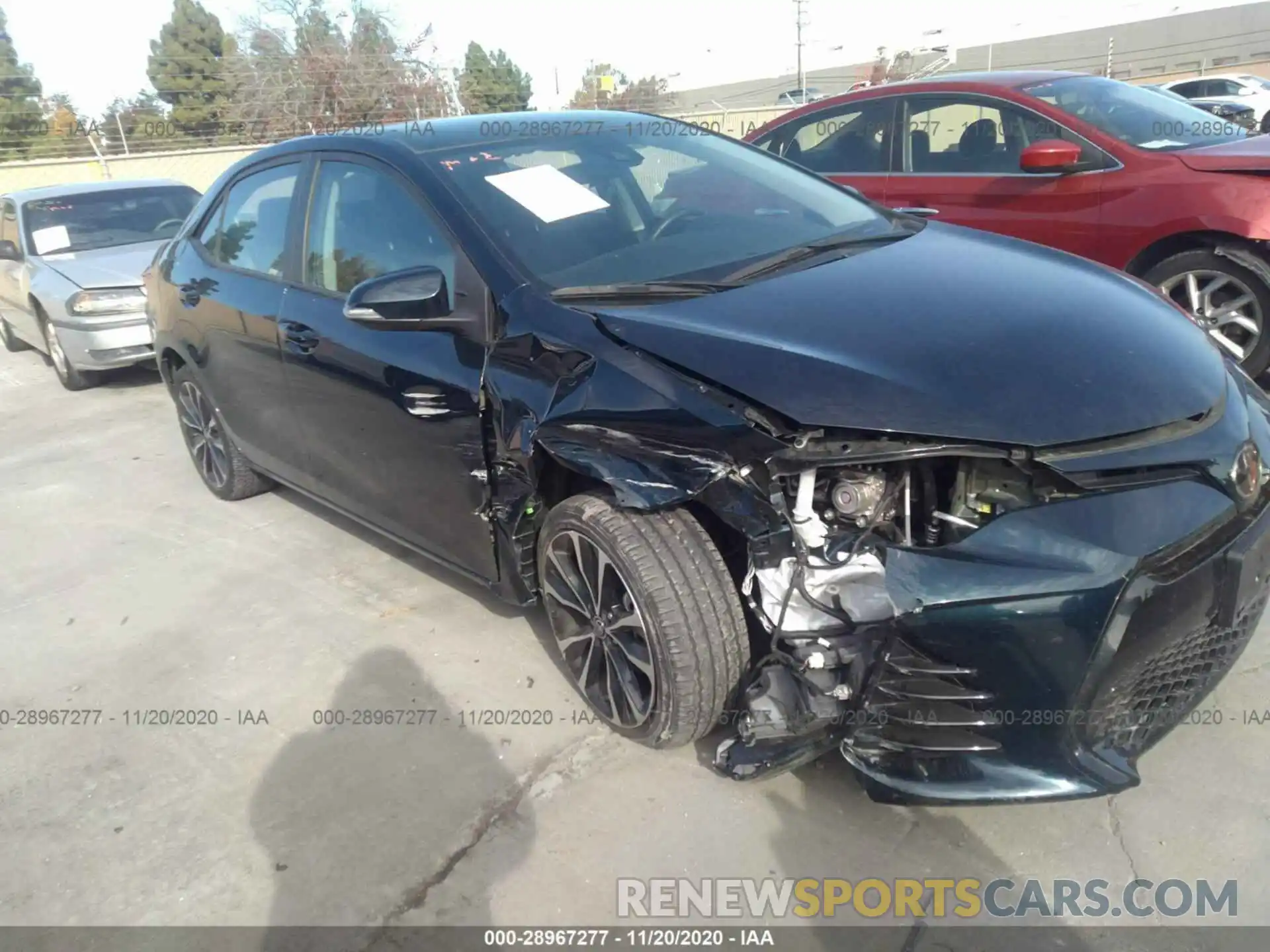 1 Photograph of a damaged car 2T1BURHE3KC147181 TOYOTA COROLLA 2019