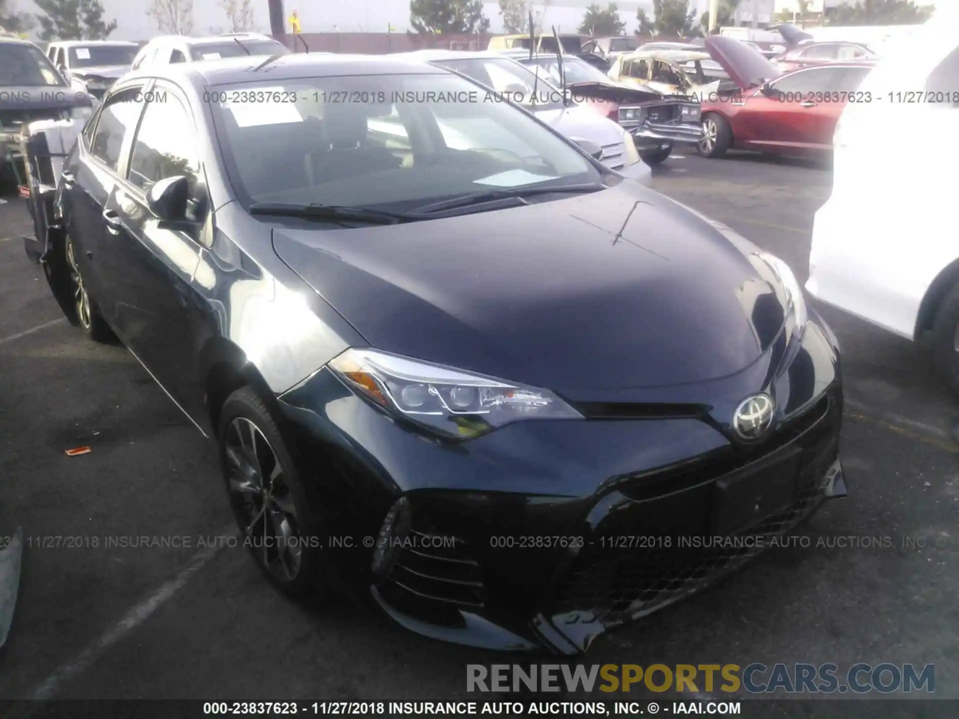 1 Photograph of a damaged car 2T1BURHE3KC148010 TOYOTA COROLLA 2019