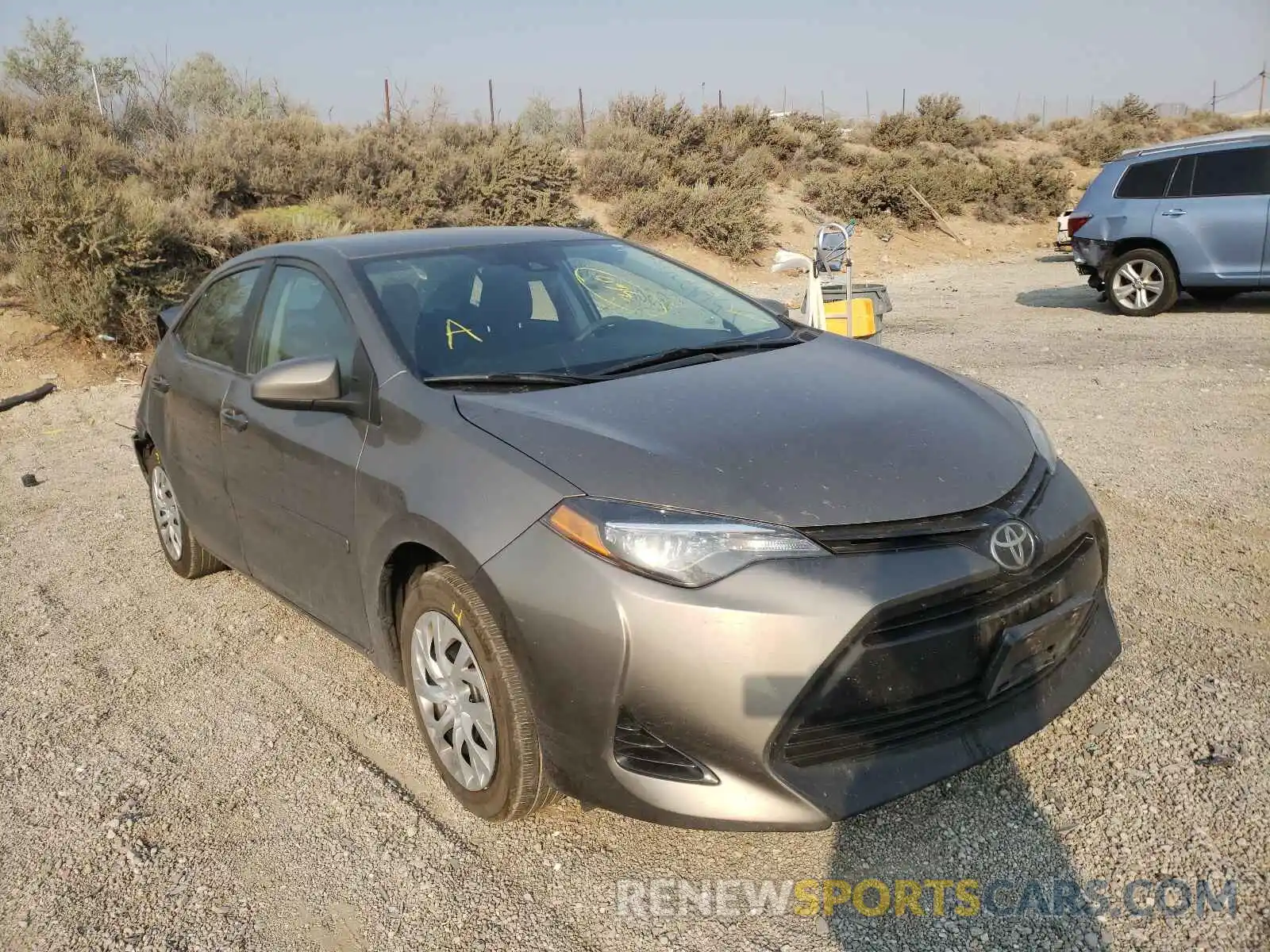 1 Photograph of a damaged car 2T1BURHE3KC148282 TOYOTA COROLLA 2019