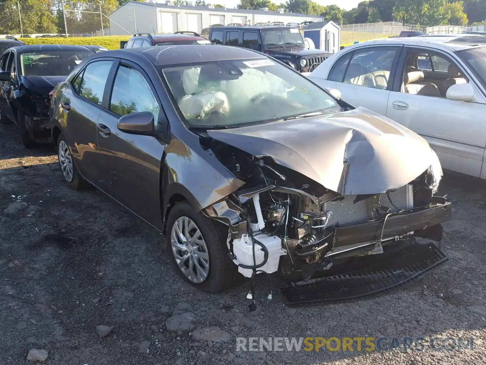 1 Photograph of a damaged car 2T1BURHE3KC148542 TOYOTA COROLLA 2019