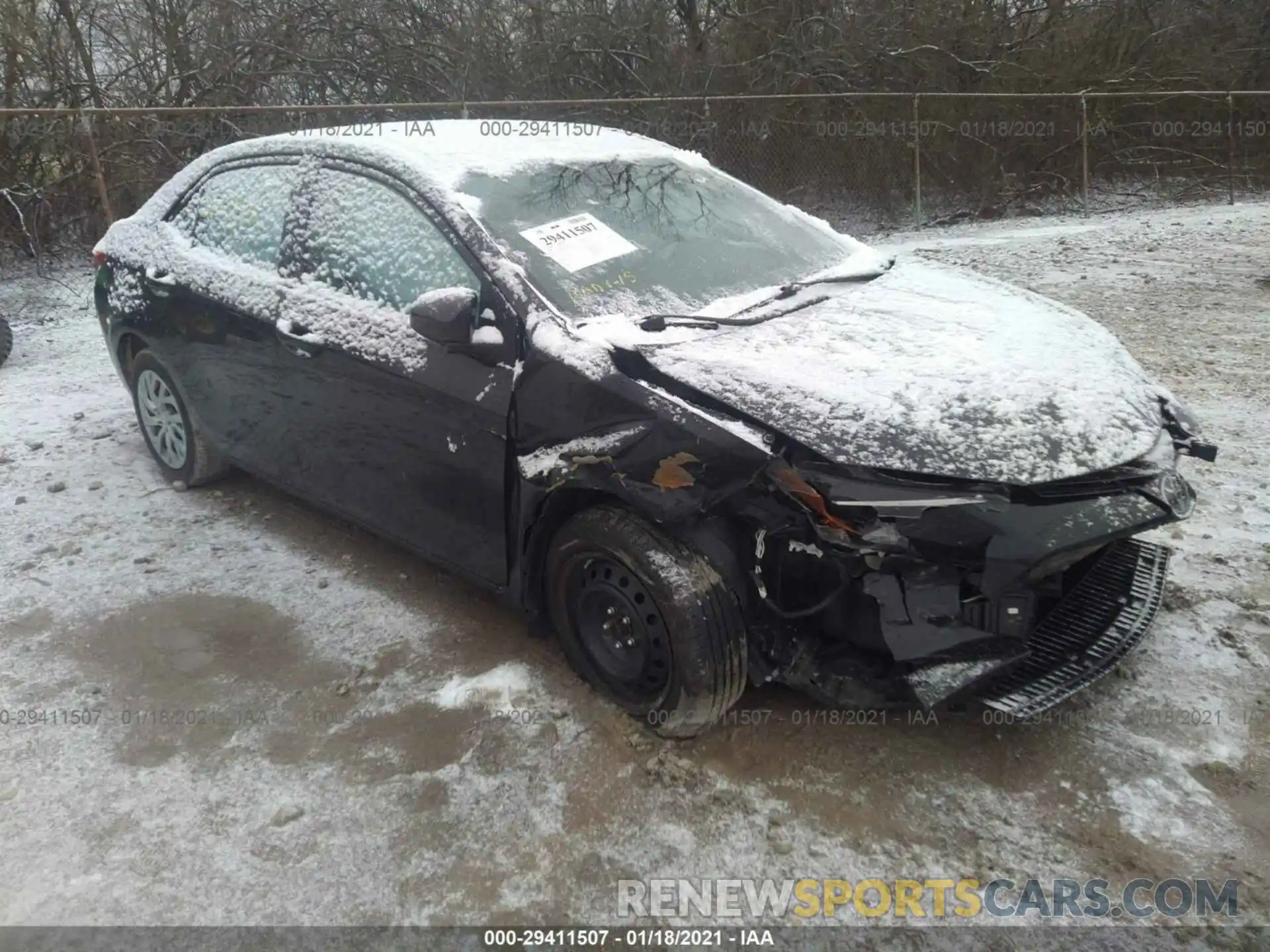 1 Photograph of a damaged car 2T1BURHE3KC149349 TOYOTA COROLLA 2019