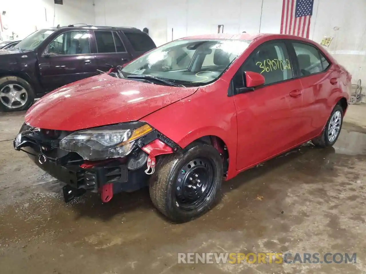 2 Photograph of a damaged car 2T1BURHE3KC150498 TOYOTA COROLLA 2019