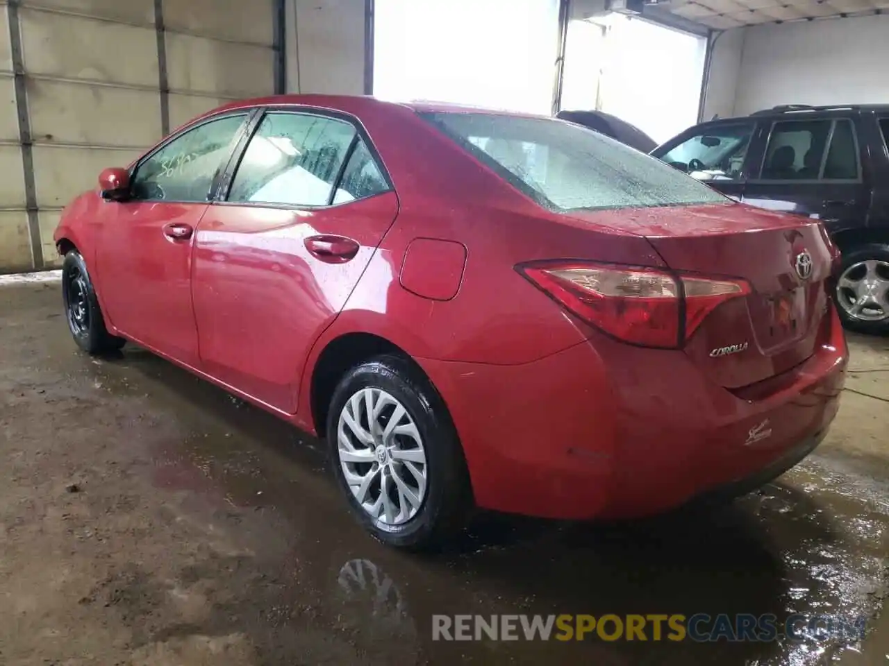 3 Photograph of a damaged car 2T1BURHE3KC150498 TOYOTA COROLLA 2019