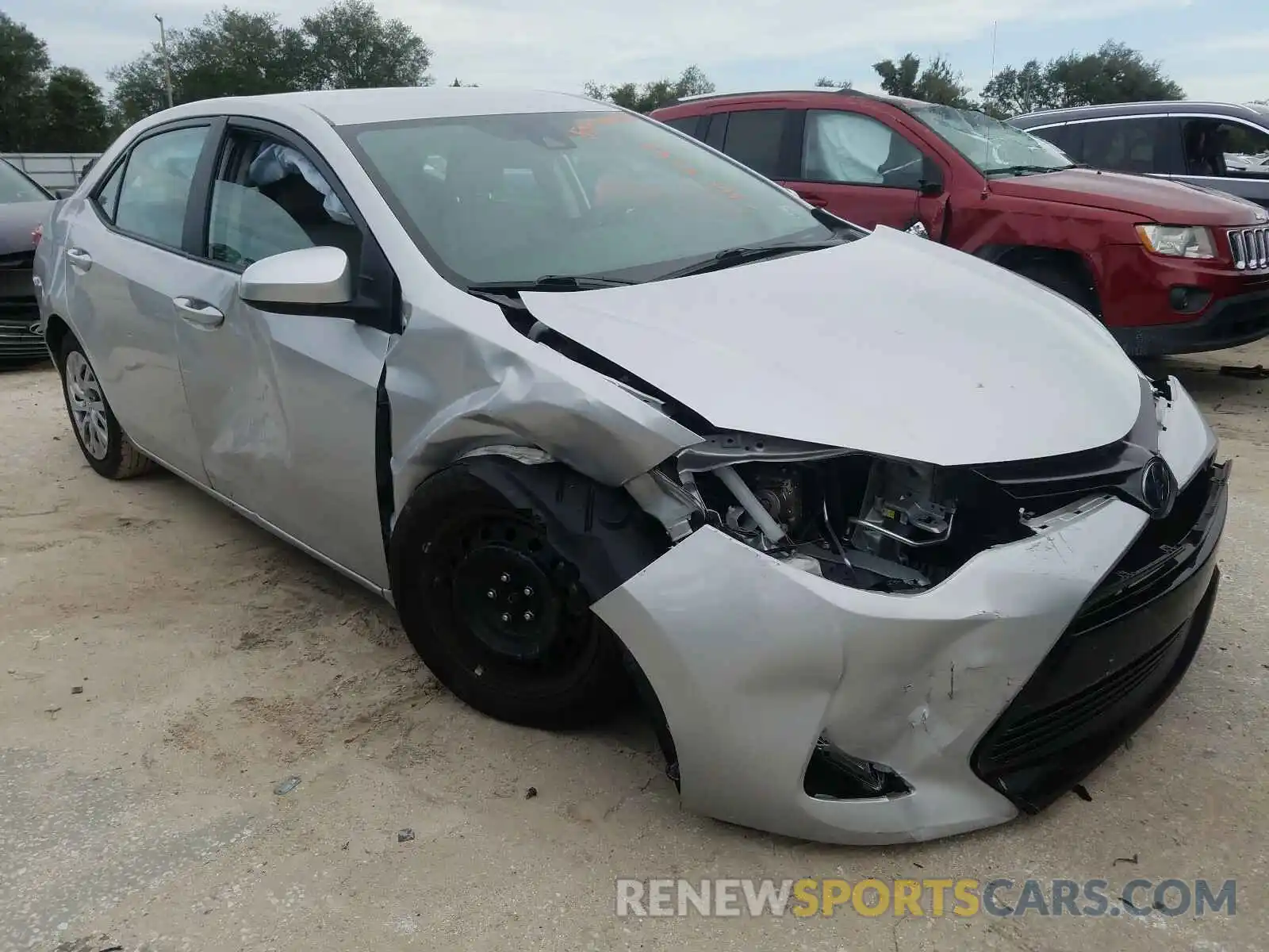 1 Photograph of a damaged car 2T1BURHE3KC151151 TOYOTA COROLLA 2019