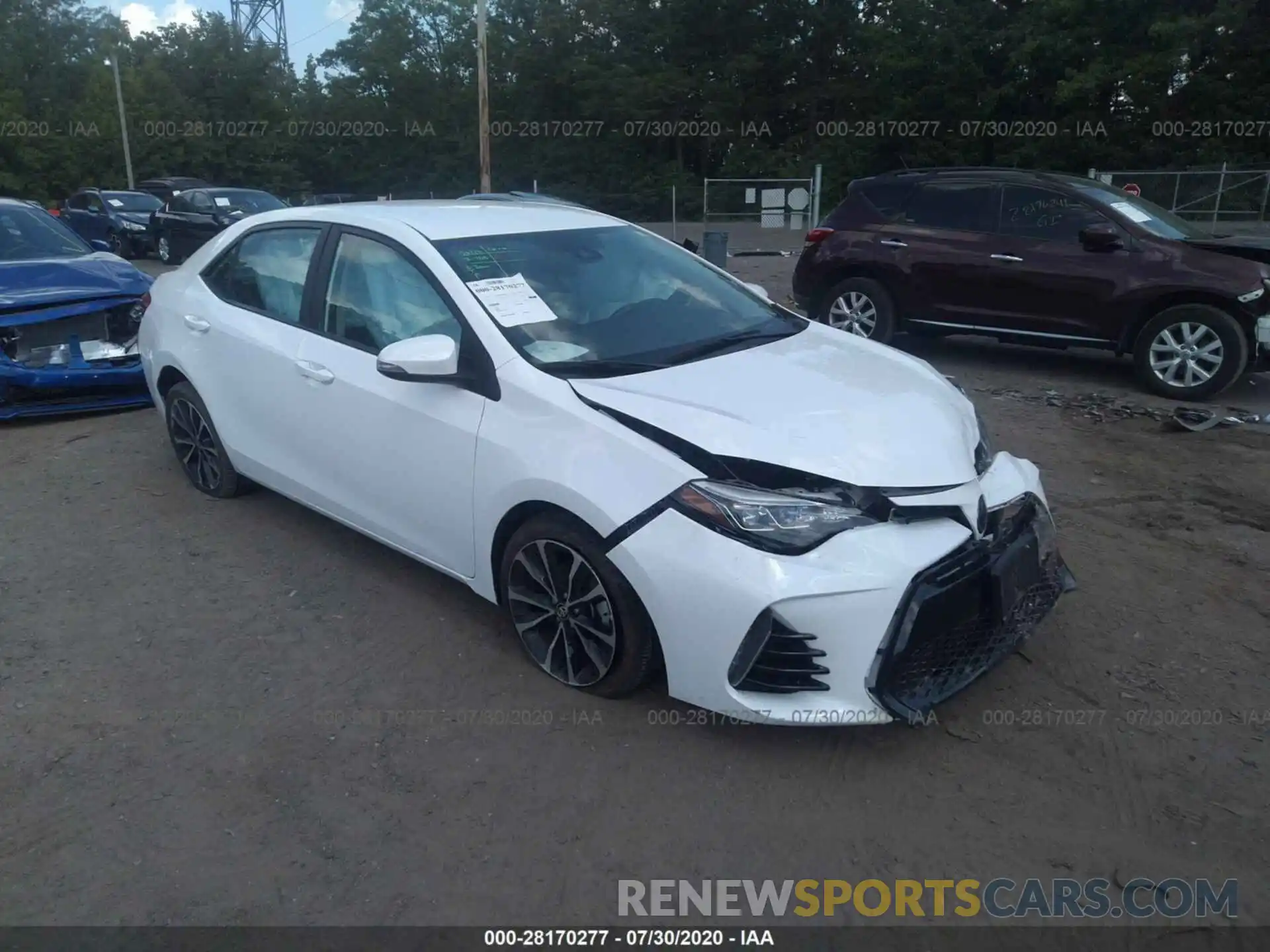 1 Photograph of a damaged car 2T1BURHE3KC151635 TOYOTA COROLLA 2019