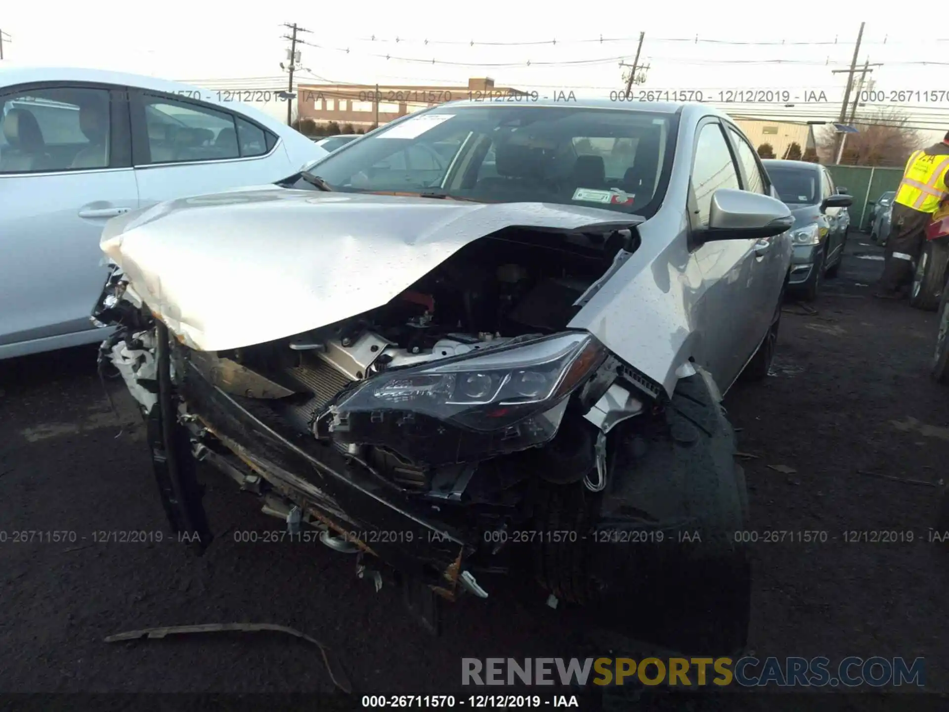 2 Photograph of a damaged car 2T1BURHE3KC151683 TOYOTA COROLLA 2019