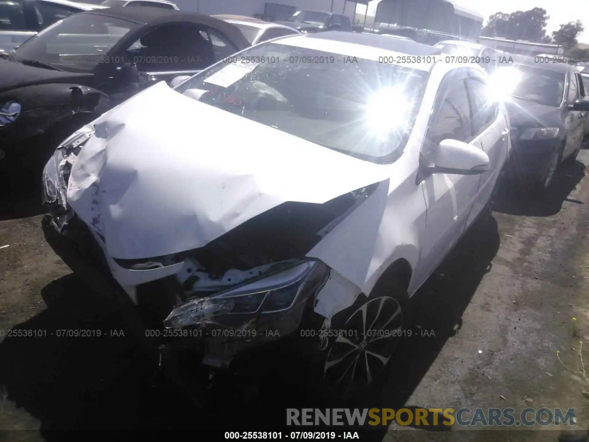 2 Photograph of a damaged car 2T1BURHE3KC151814 TOYOTA COROLLA 2019