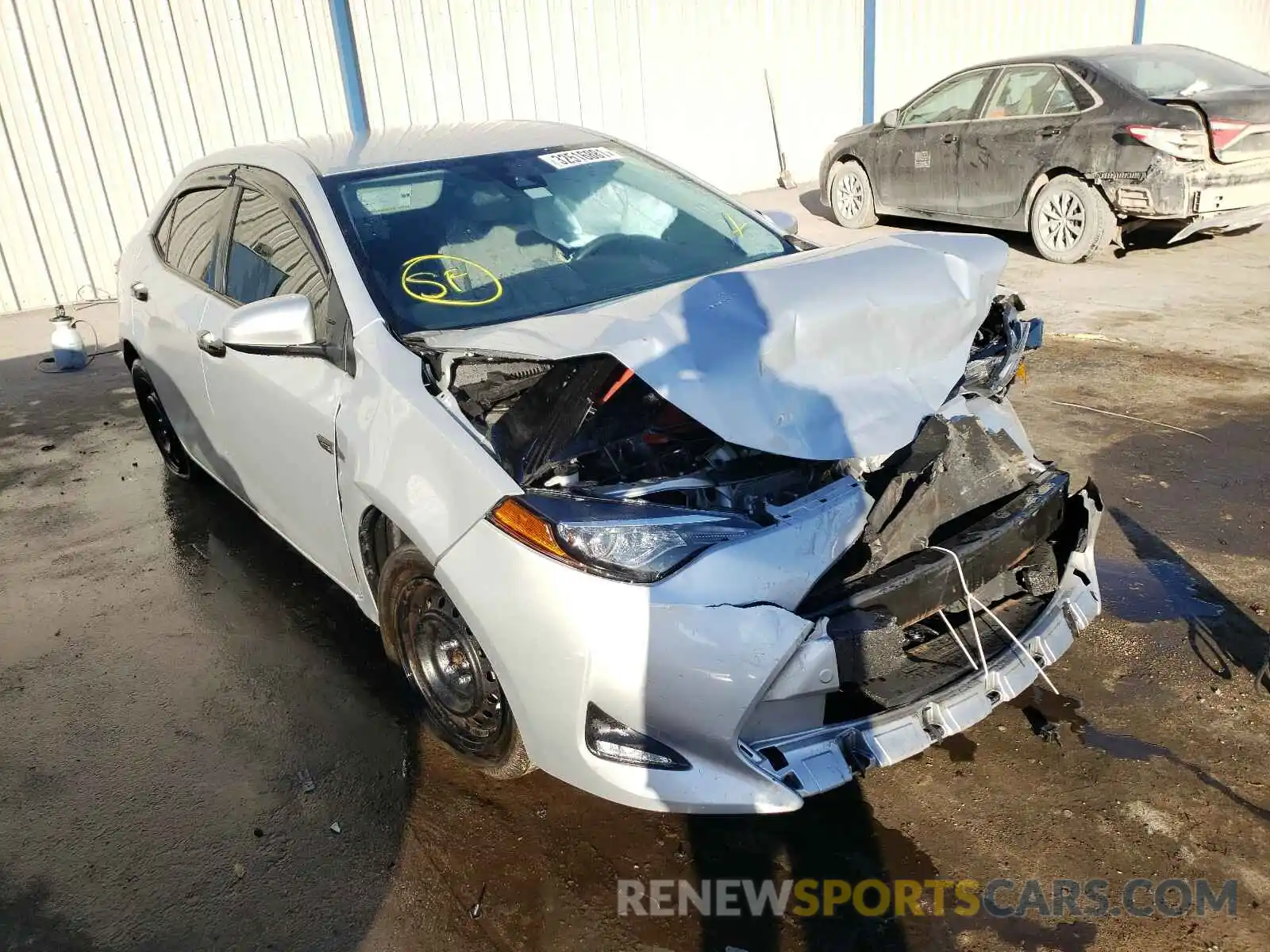 1 Photograph of a damaged car 2T1BURHE3KC151862 TOYOTA COROLLA 2019