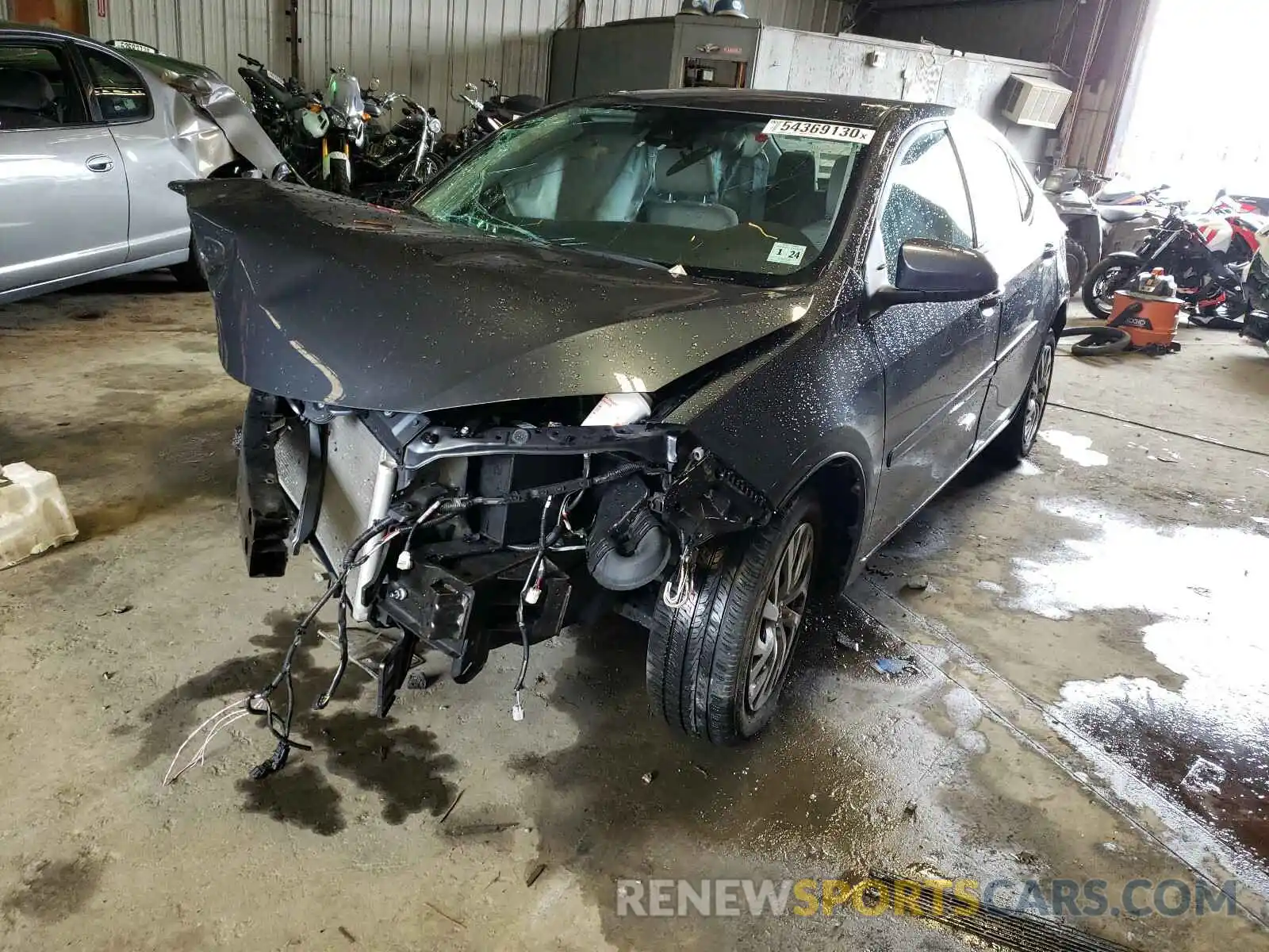 2 Photograph of a damaged car 2T1BURHE3KC153188 TOYOTA COROLLA 2019