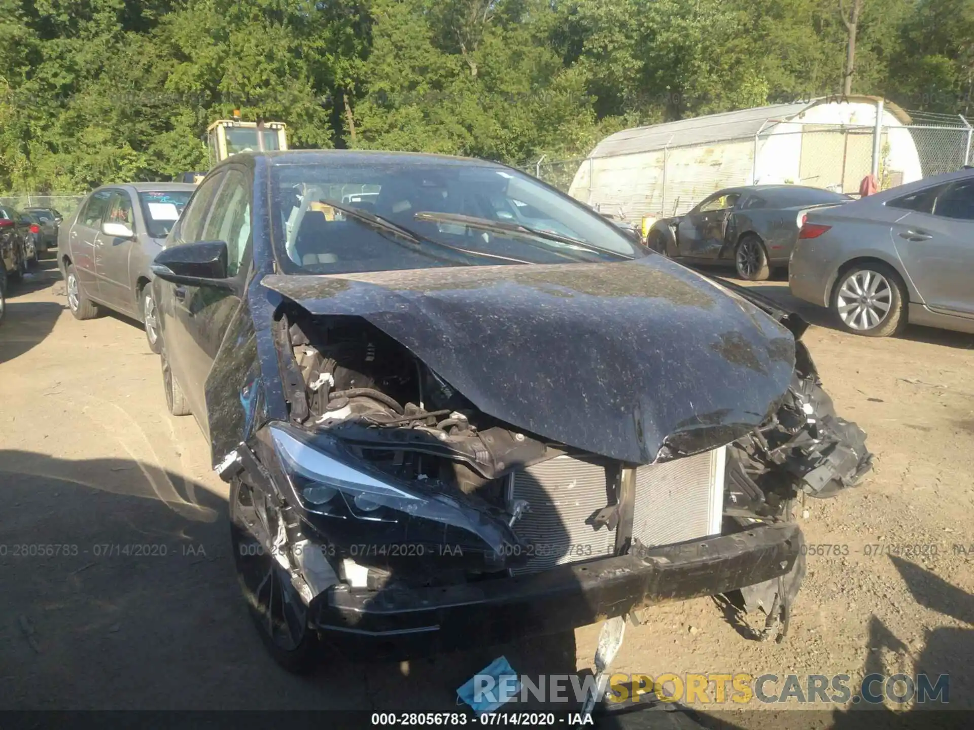 1 Photograph of a damaged car 2T1BURHE3KC153837 TOYOTA COROLLA 2019