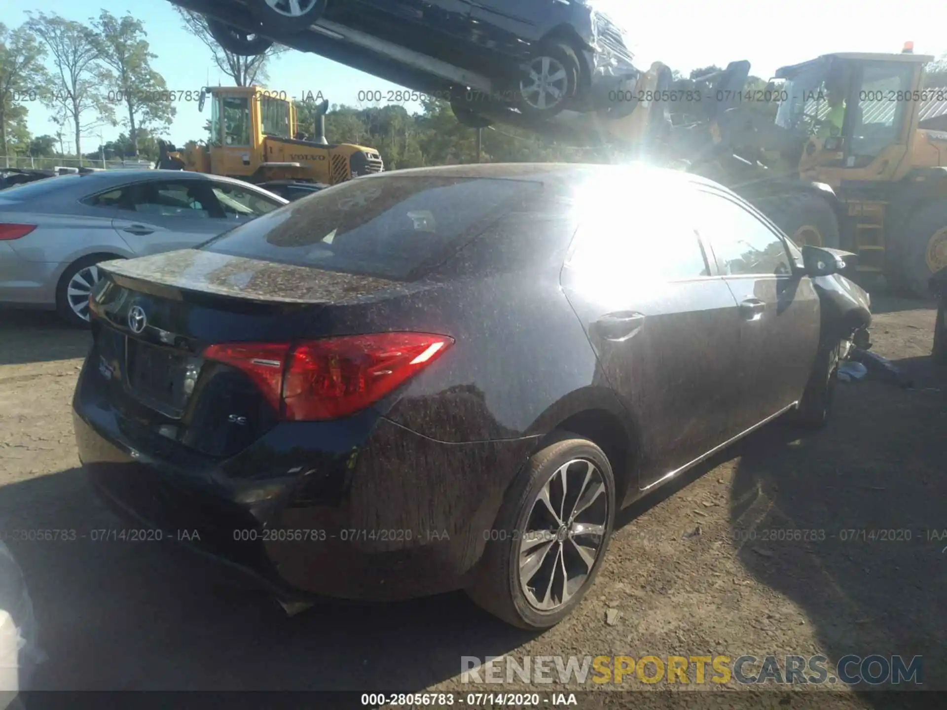 4 Photograph of a damaged car 2T1BURHE3KC153837 TOYOTA COROLLA 2019