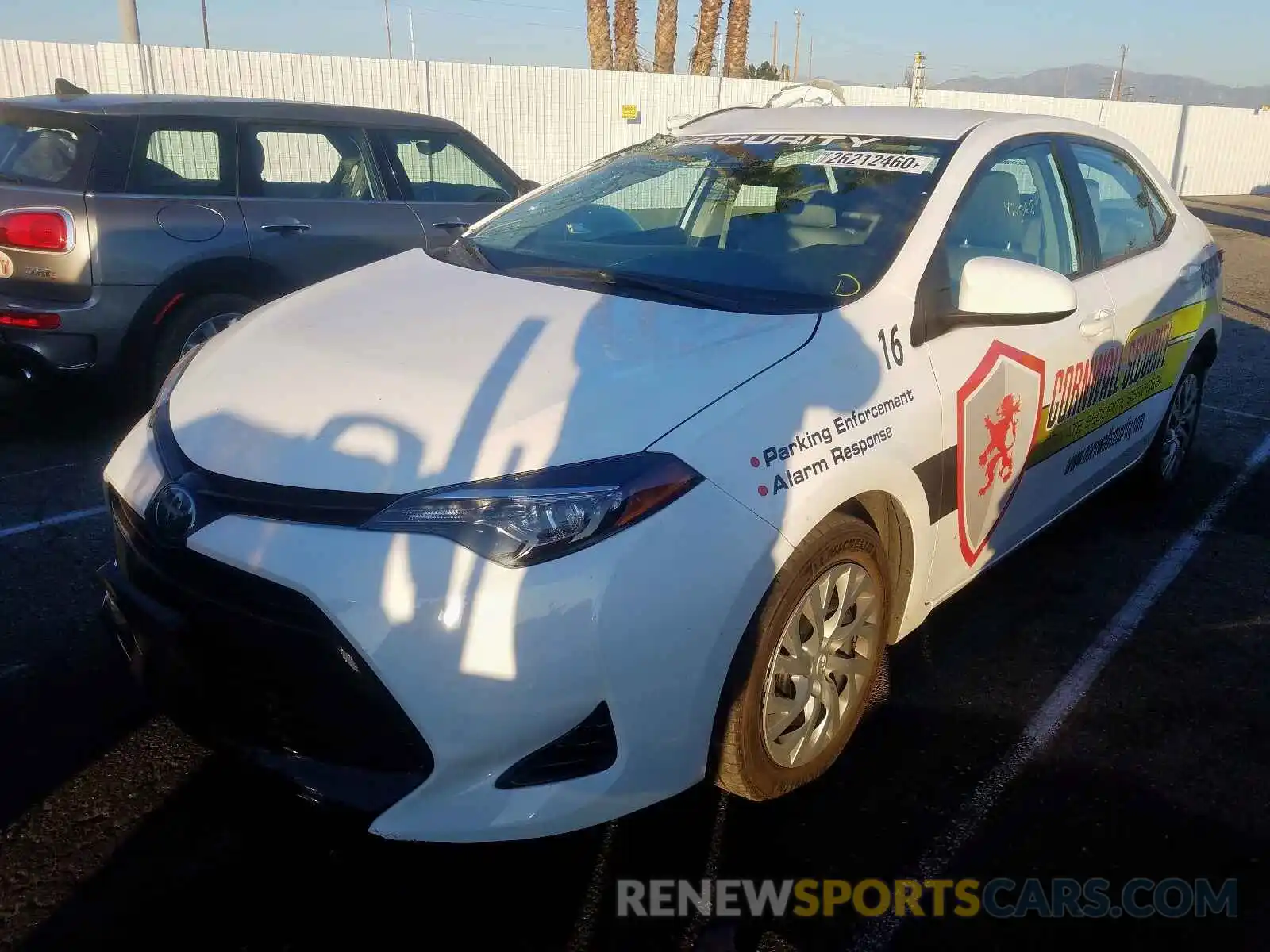 2 Photograph of a damaged car 2T1BURHE3KC154535 TOYOTA COROLLA 2019