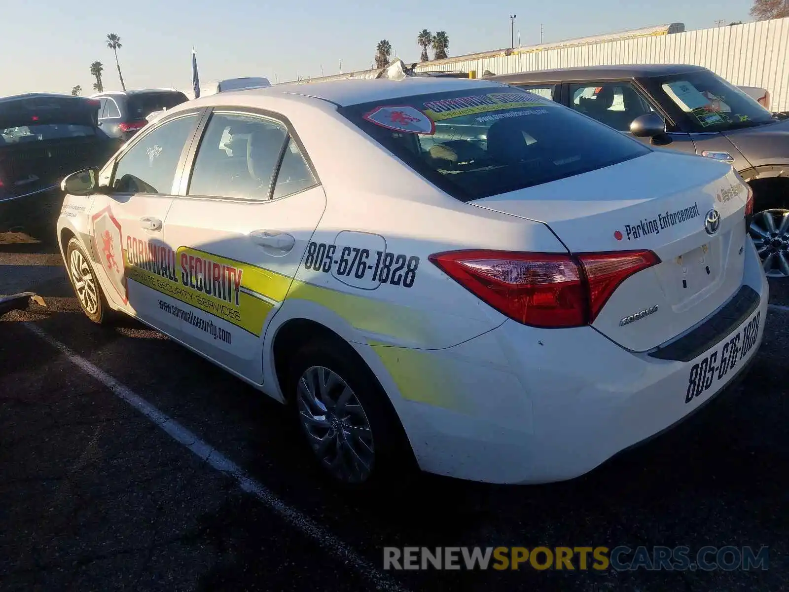 3 Photograph of a damaged car 2T1BURHE3KC154535 TOYOTA COROLLA 2019