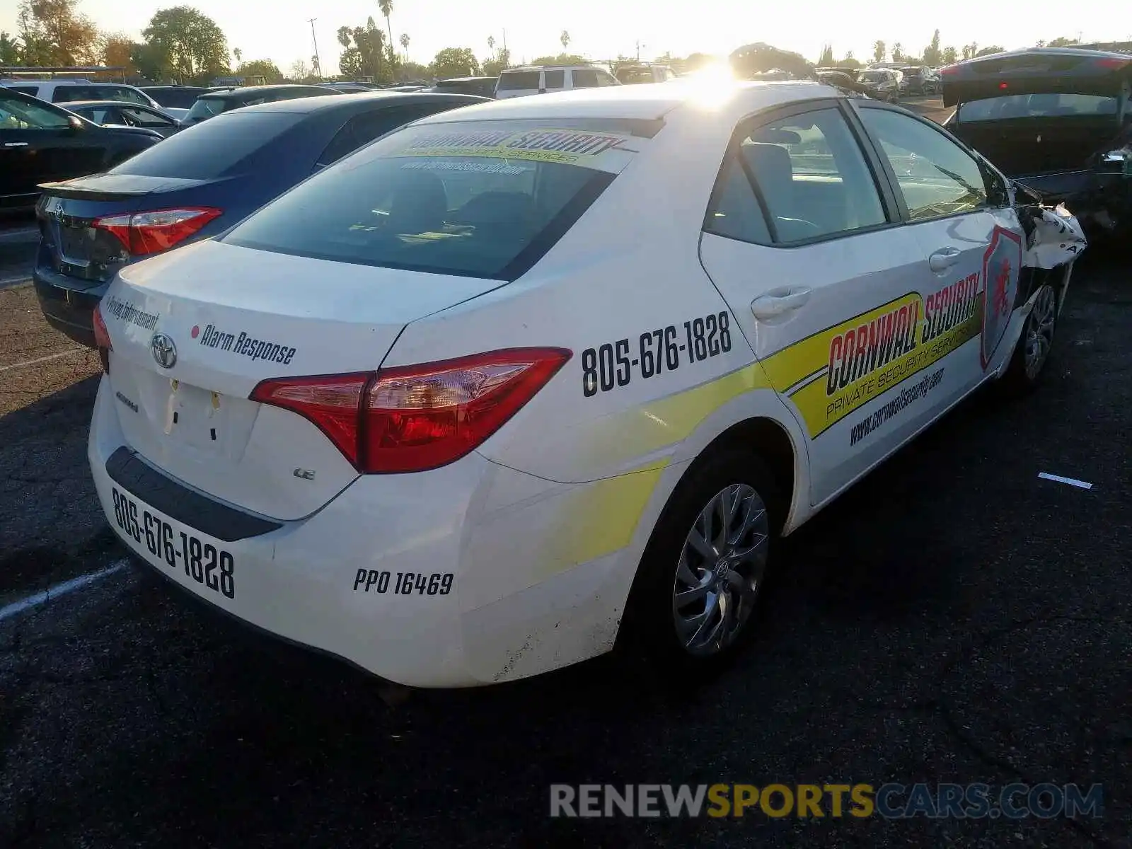 4 Photograph of a damaged car 2T1BURHE3KC154535 TOYOTA COROLLA 2019