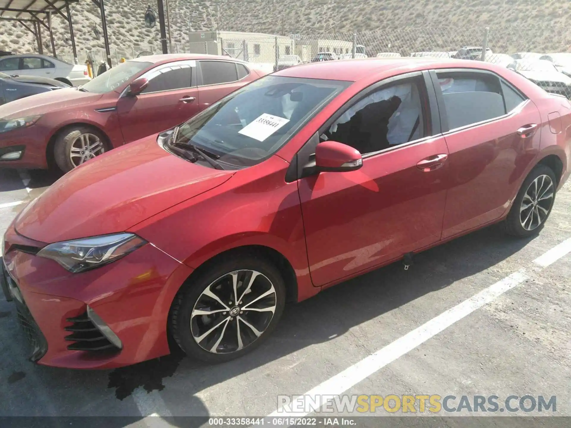 2 Фотография поврежденного автомобиля 2T1BURHE3KC155278 TOYOTA COROLLA 2019