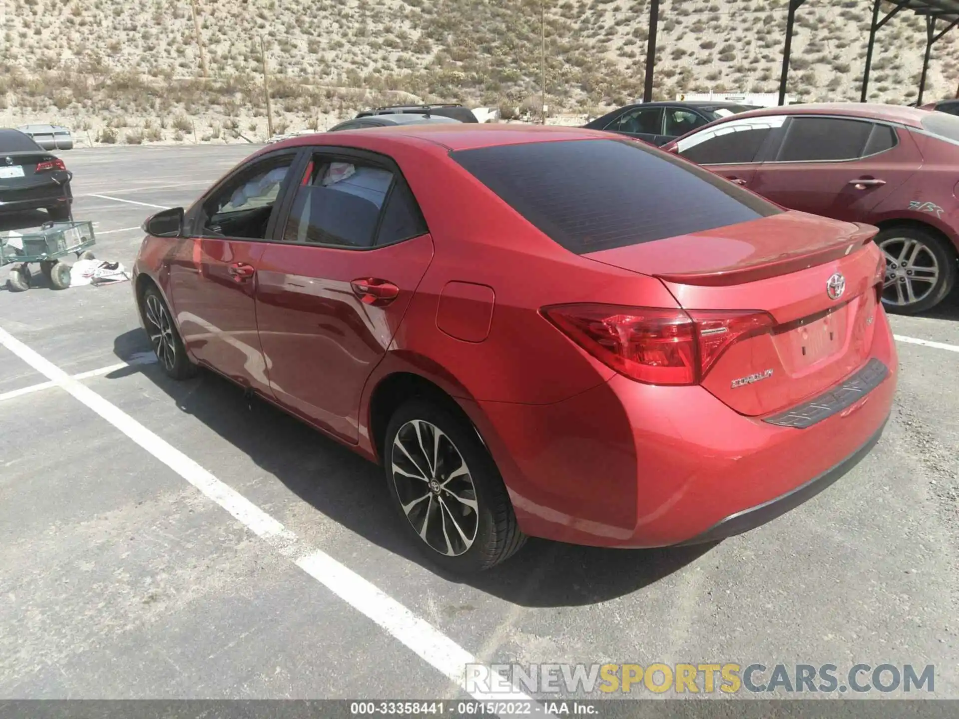 3 Photograph of a damaged car 2T1BURHE3KC155278 TOYOTA COROLLA 2019