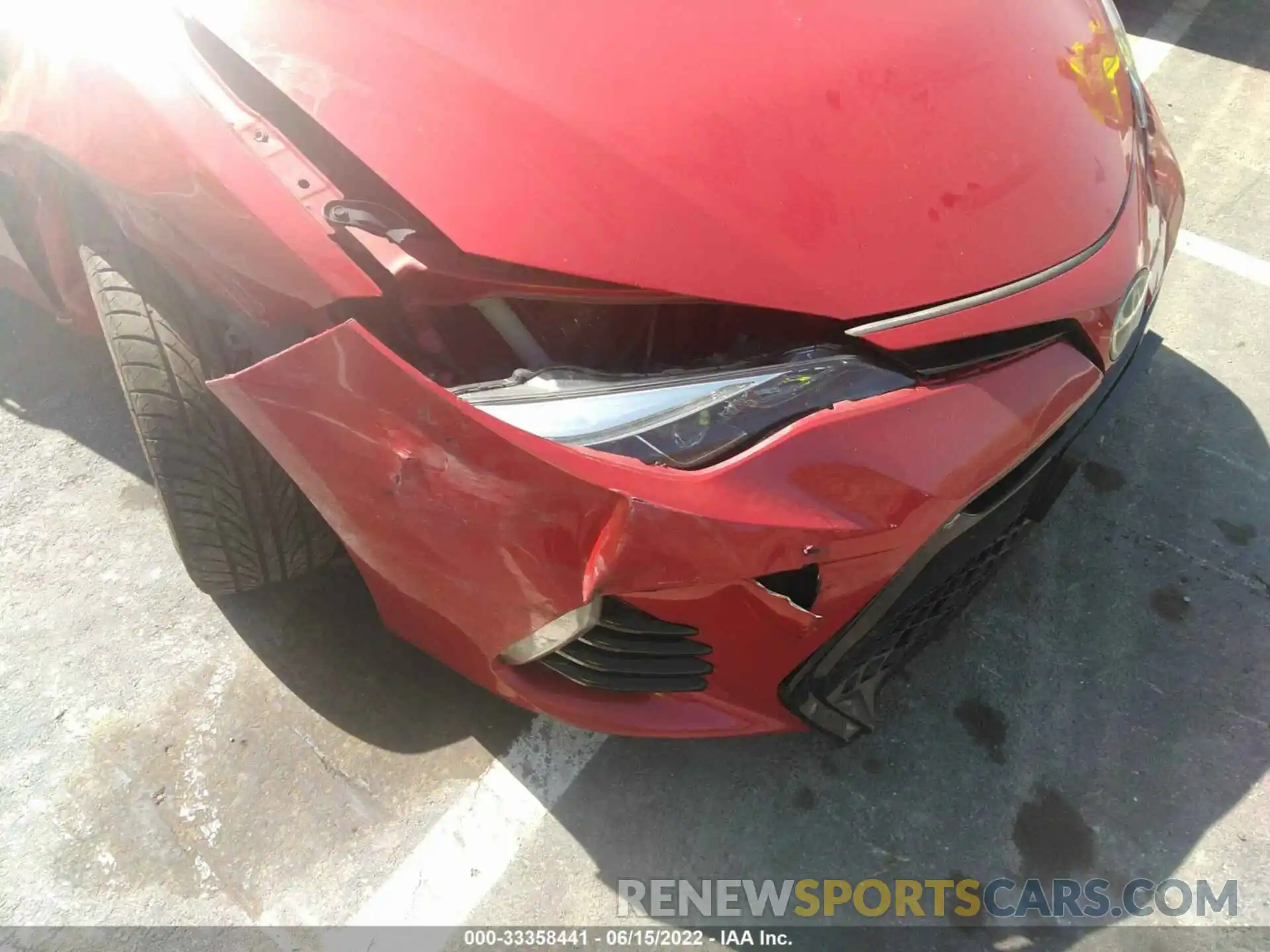 6 Photograph of a damaged car 2T1BURHE3KC155278 TOYOTA COROLLA 2019