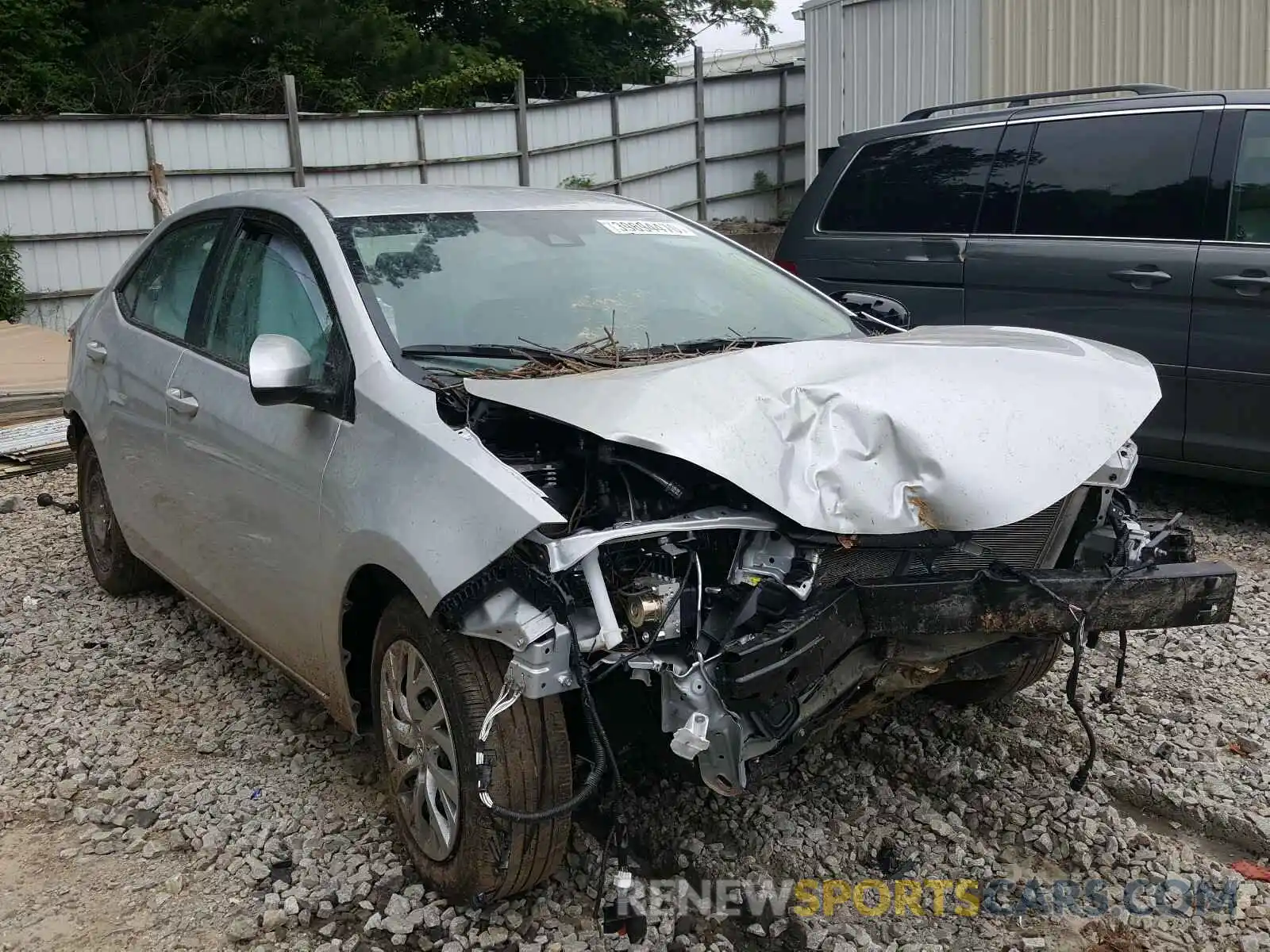 1 Photograph of a damaged car 2T1BURHE3KC155345 TOYOTA COROLLA 2019